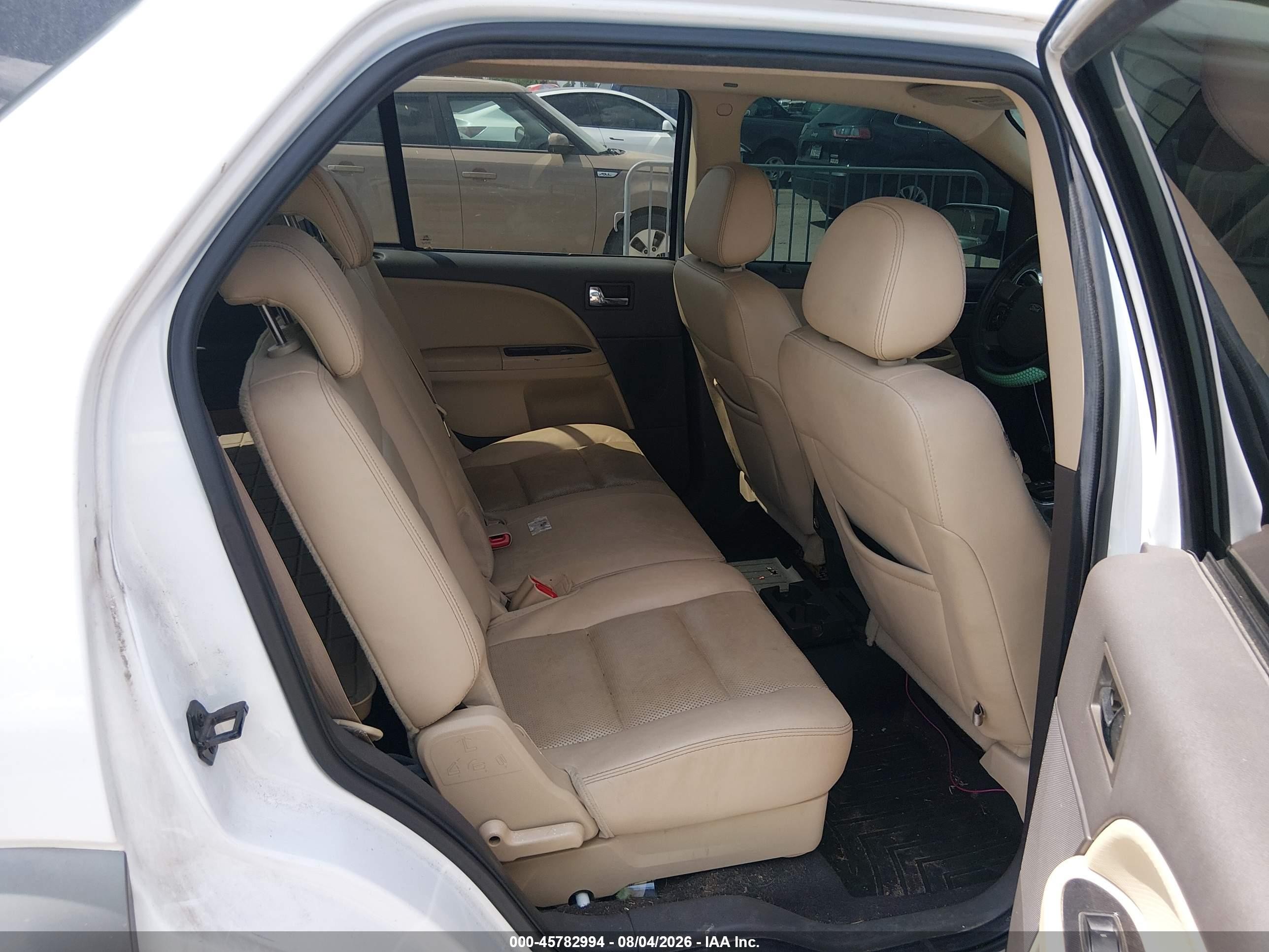 2008 Ford Taurus X Sel White vin: 1FMDK02W08GA32300