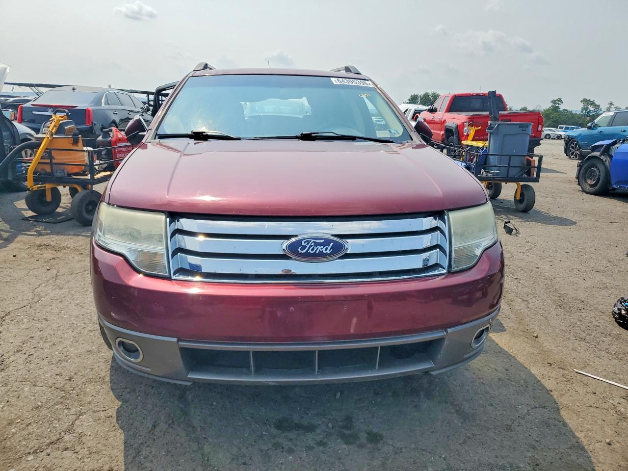 2008 Ford Taurus X Sel Red vin: 1FMDK02W08GA45824