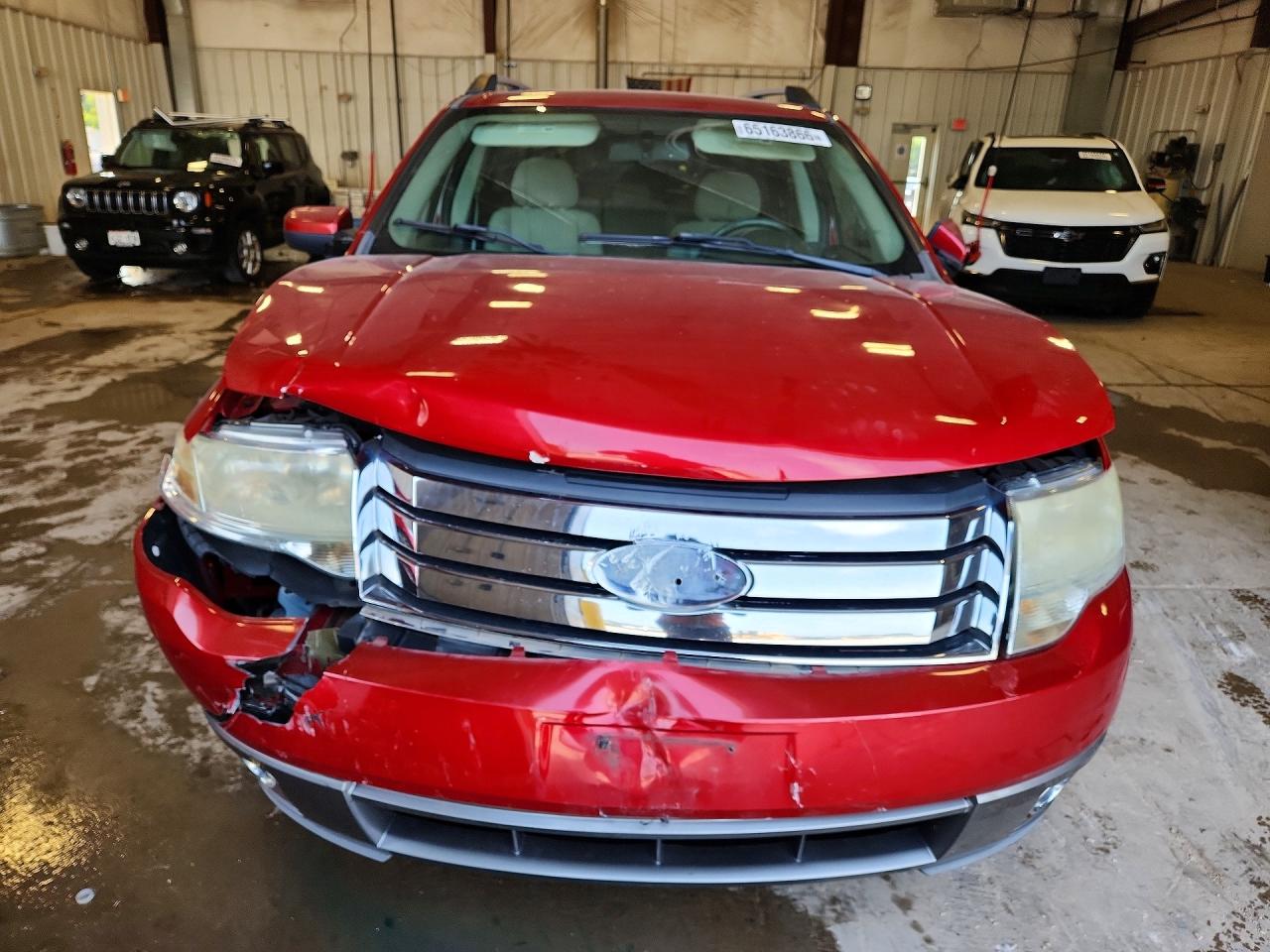 2009 Ford Taurus X Sel Red vin: 1FMDK02W09GA03722