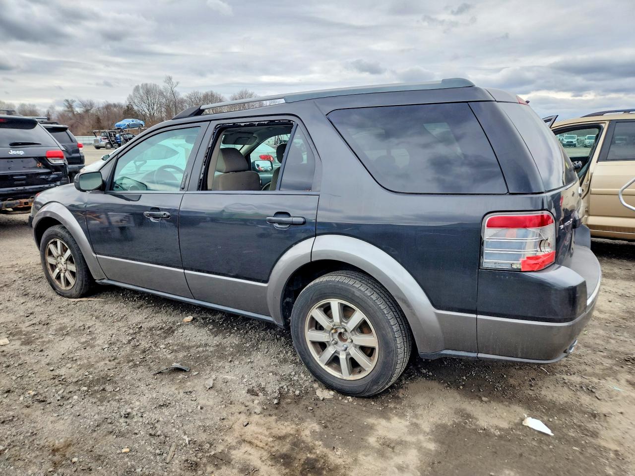 2008 Ford Taurus X Sel Серый vin: 1FMDK02W18GA15263