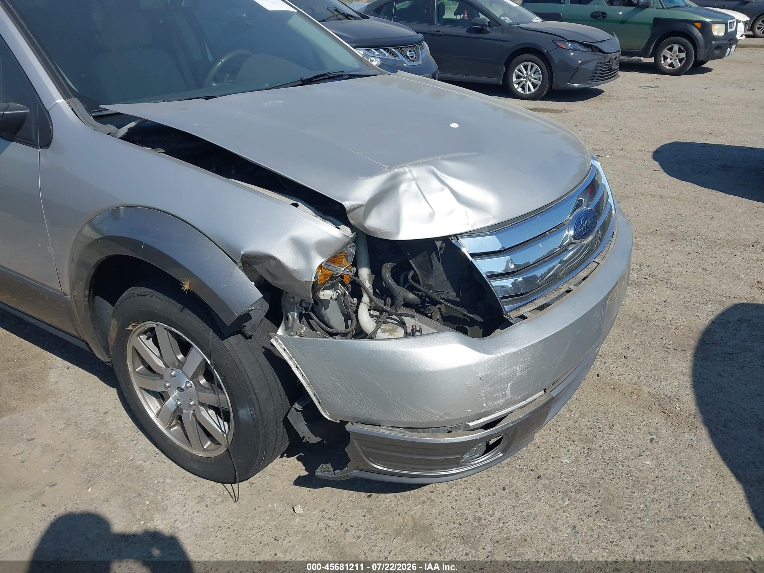 2008 Ford Taurus X Sel Золотой vin: 1FMDK02W18GA42222