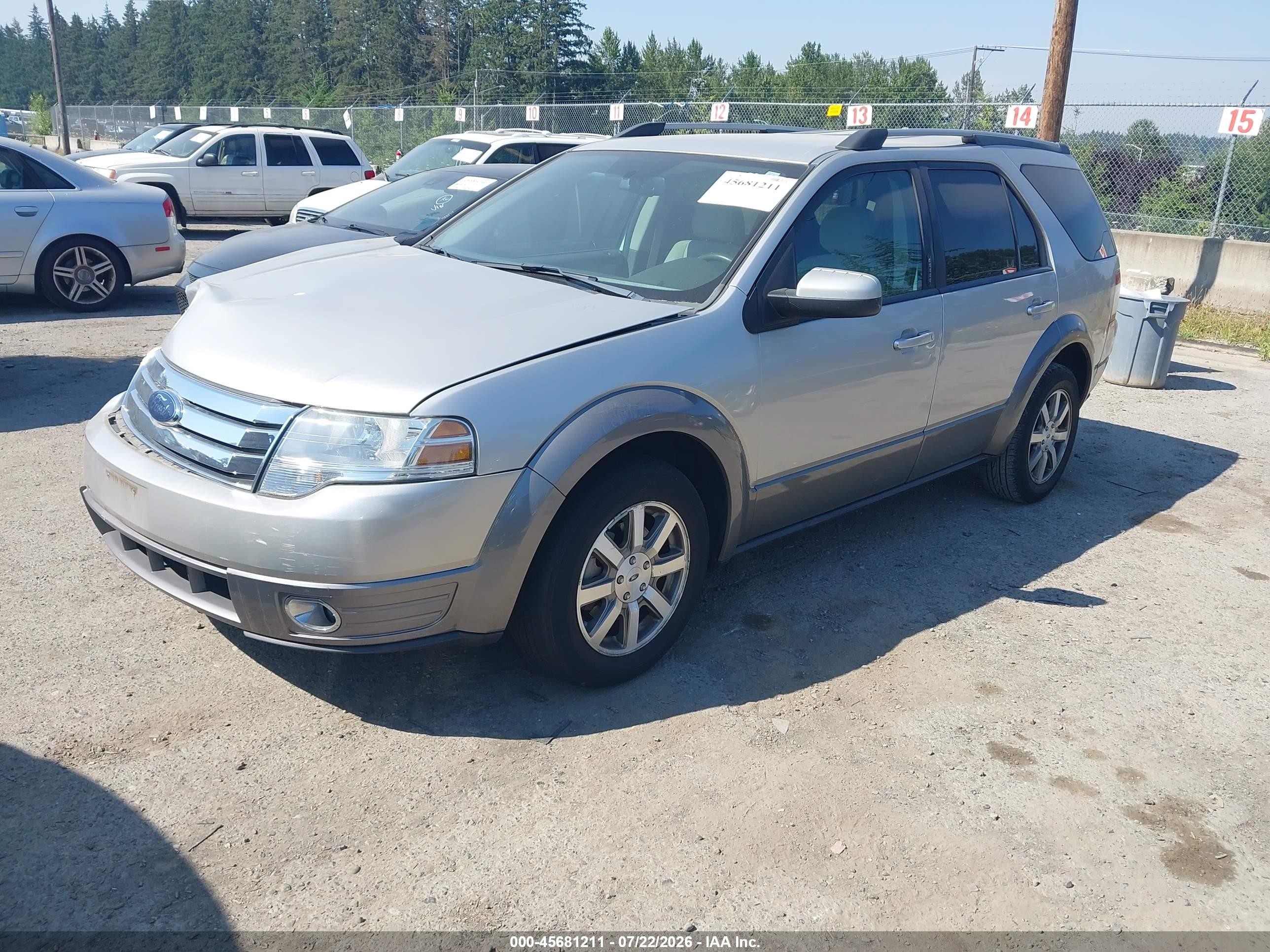 2008 Ford Taurus X Sel Золотой vin: 1FMDK02W18GA42222