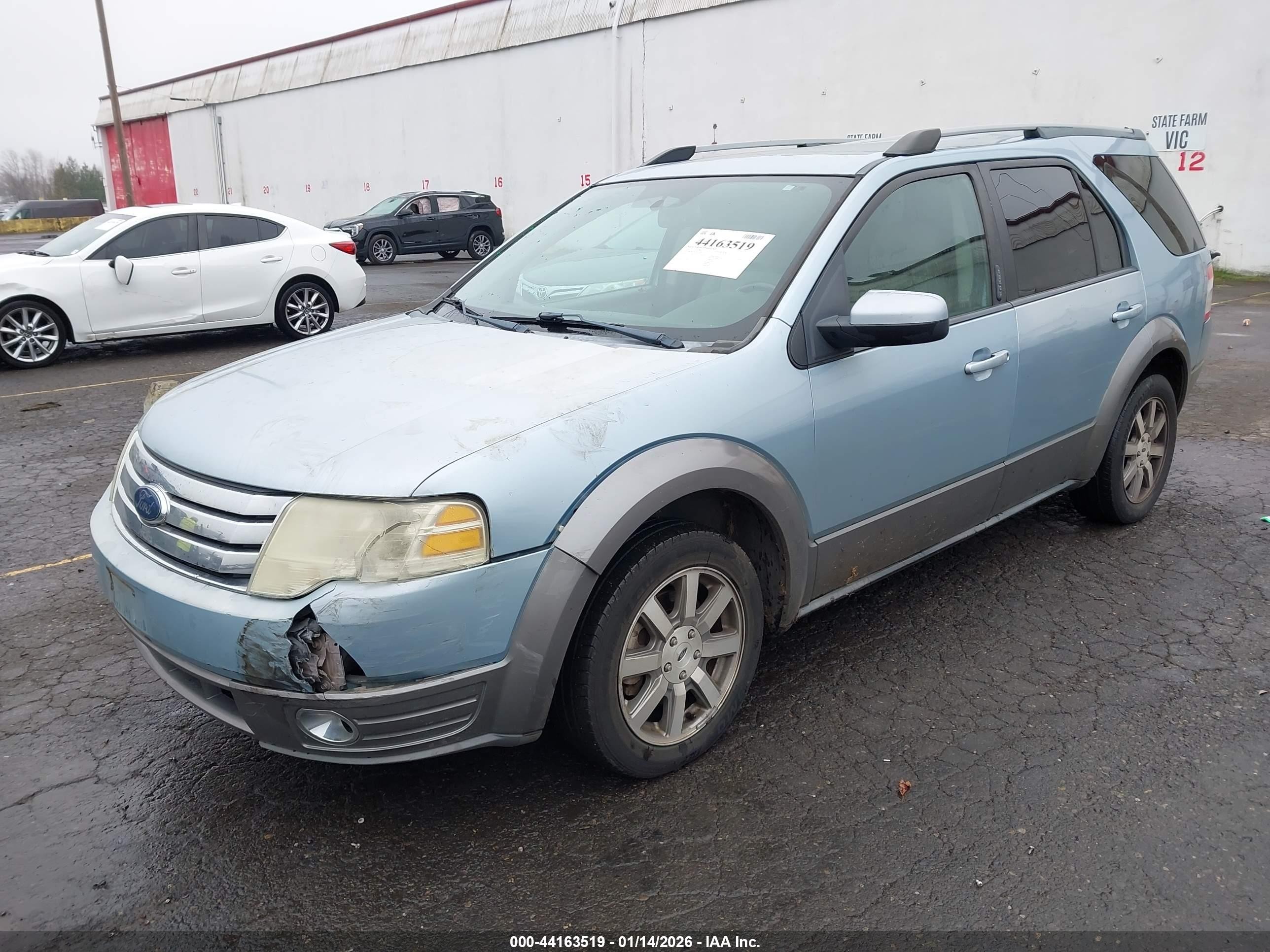 2009 Ford Taurus X Sel Blue vin: 1FMDK02W29GA04046