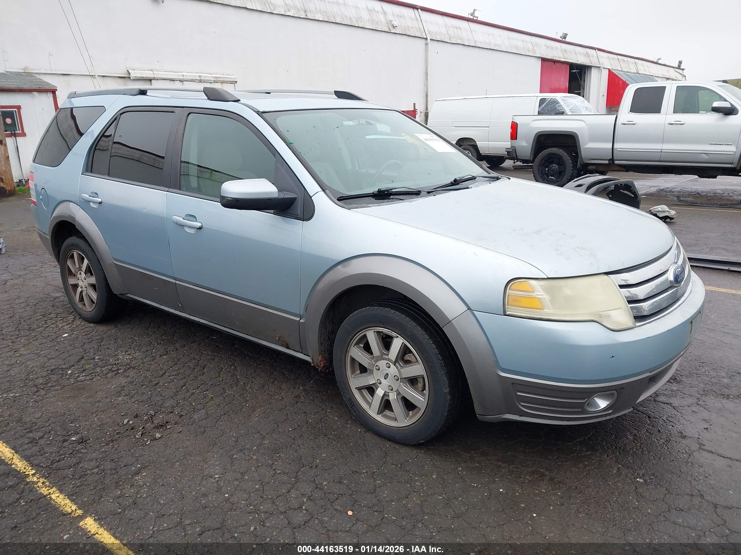 2009 Ford Taurus X Sel Blue vin: 1FMDK02W29GA04046