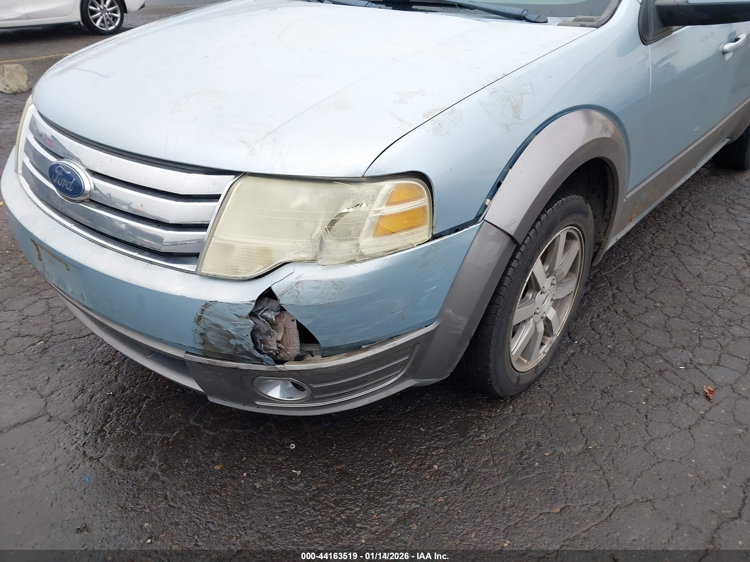 2009 Ford Taurus X Sel Blue vin: 1FMDK02W29GA04046