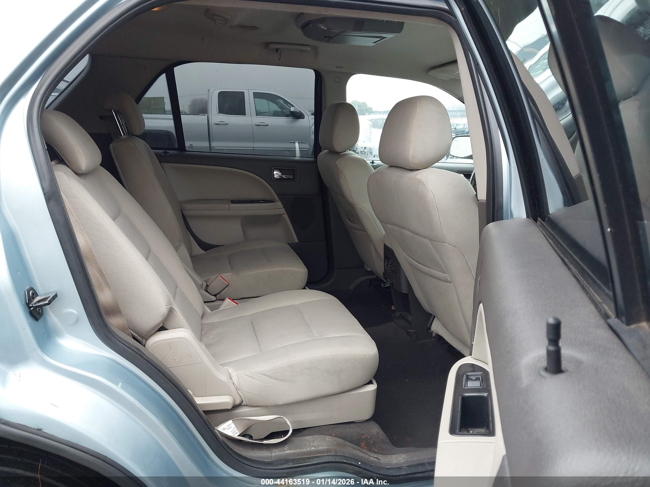 2009 Ford Taurus X Sel Blue vin: 1FMDK02W29GA04046