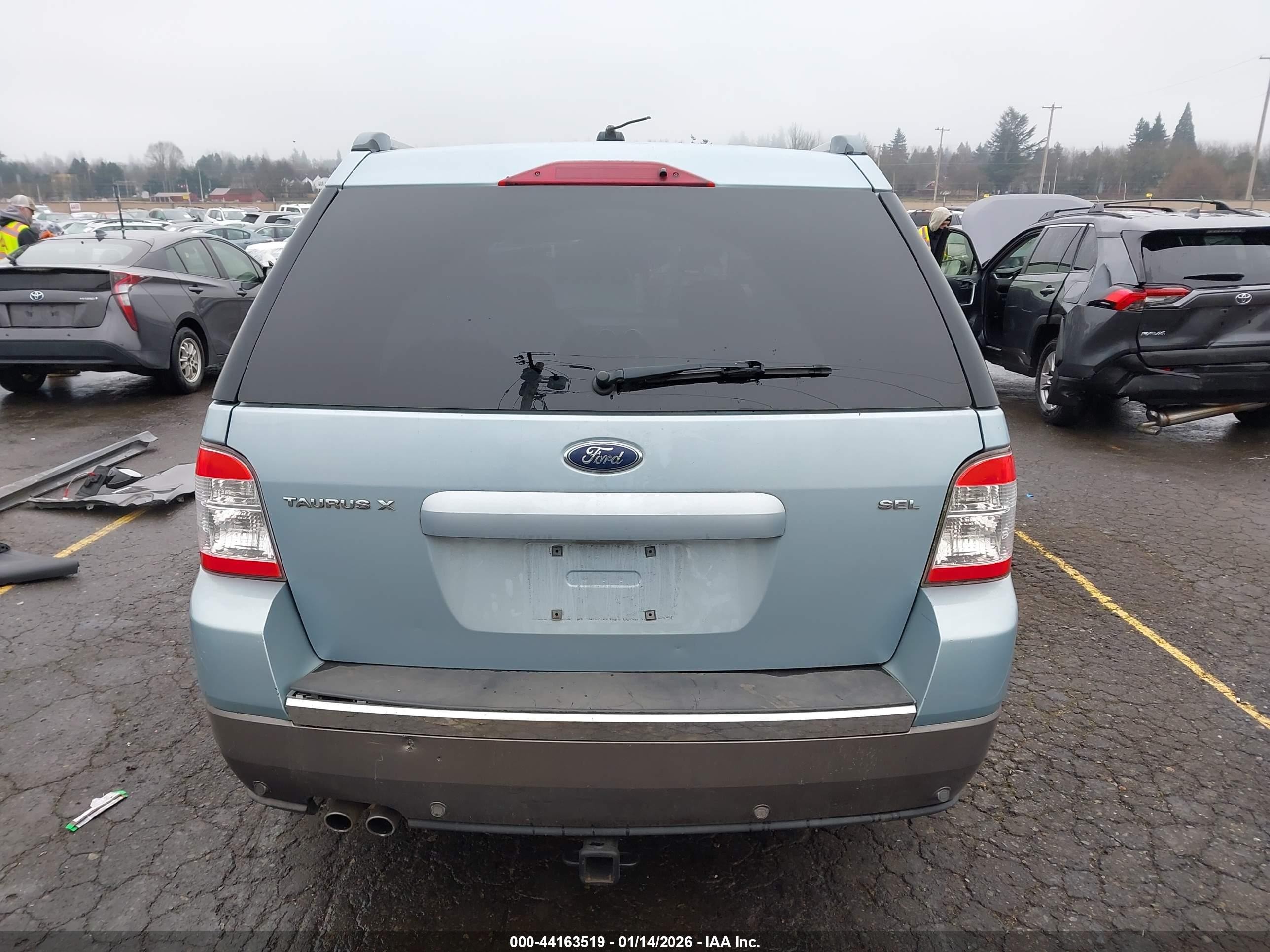 2009 Ford Taurus X Sel Blue vin: 1FMDK02W29GA04046