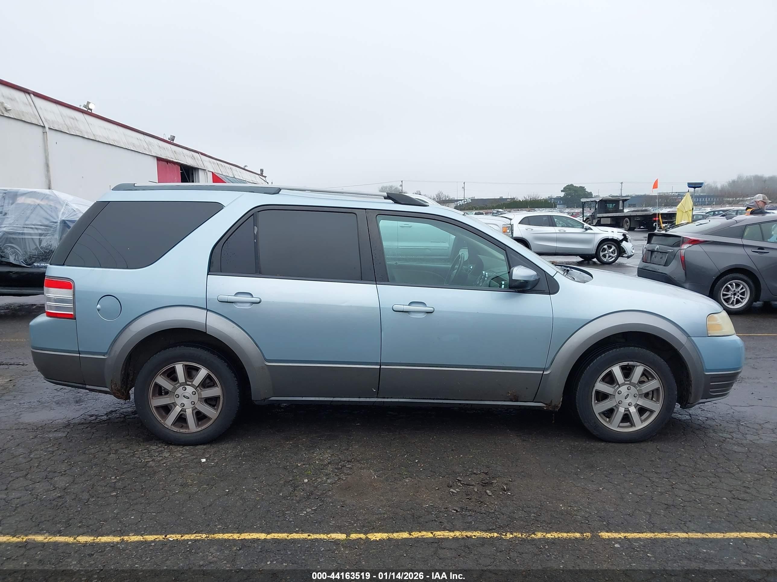 2009 Ford Taurus X Sel Blue vin: 1FMDK02W29GA04046