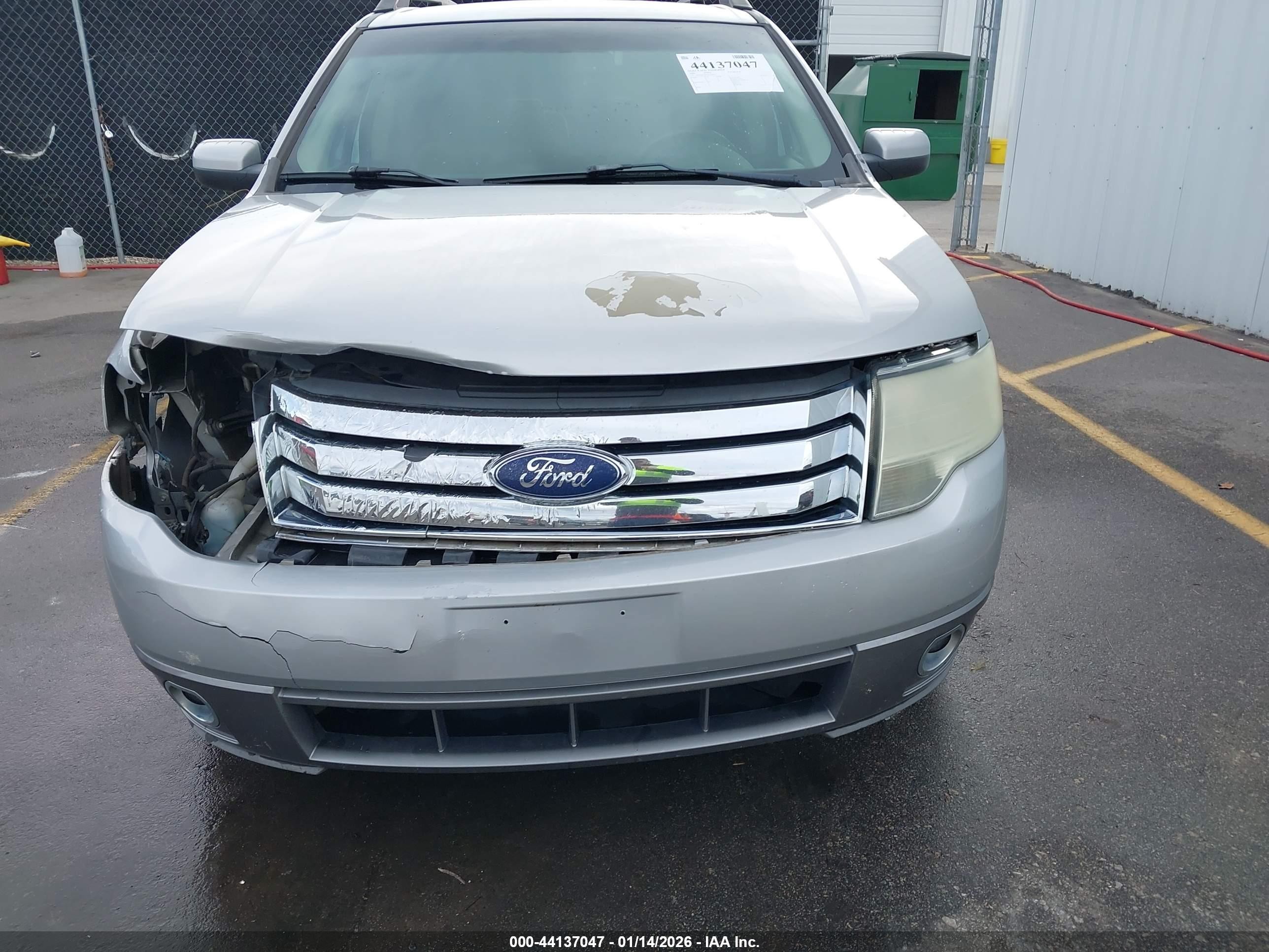 2009 Ford Taurus X Sel Silver vin: 1FMDK02W29GA04631