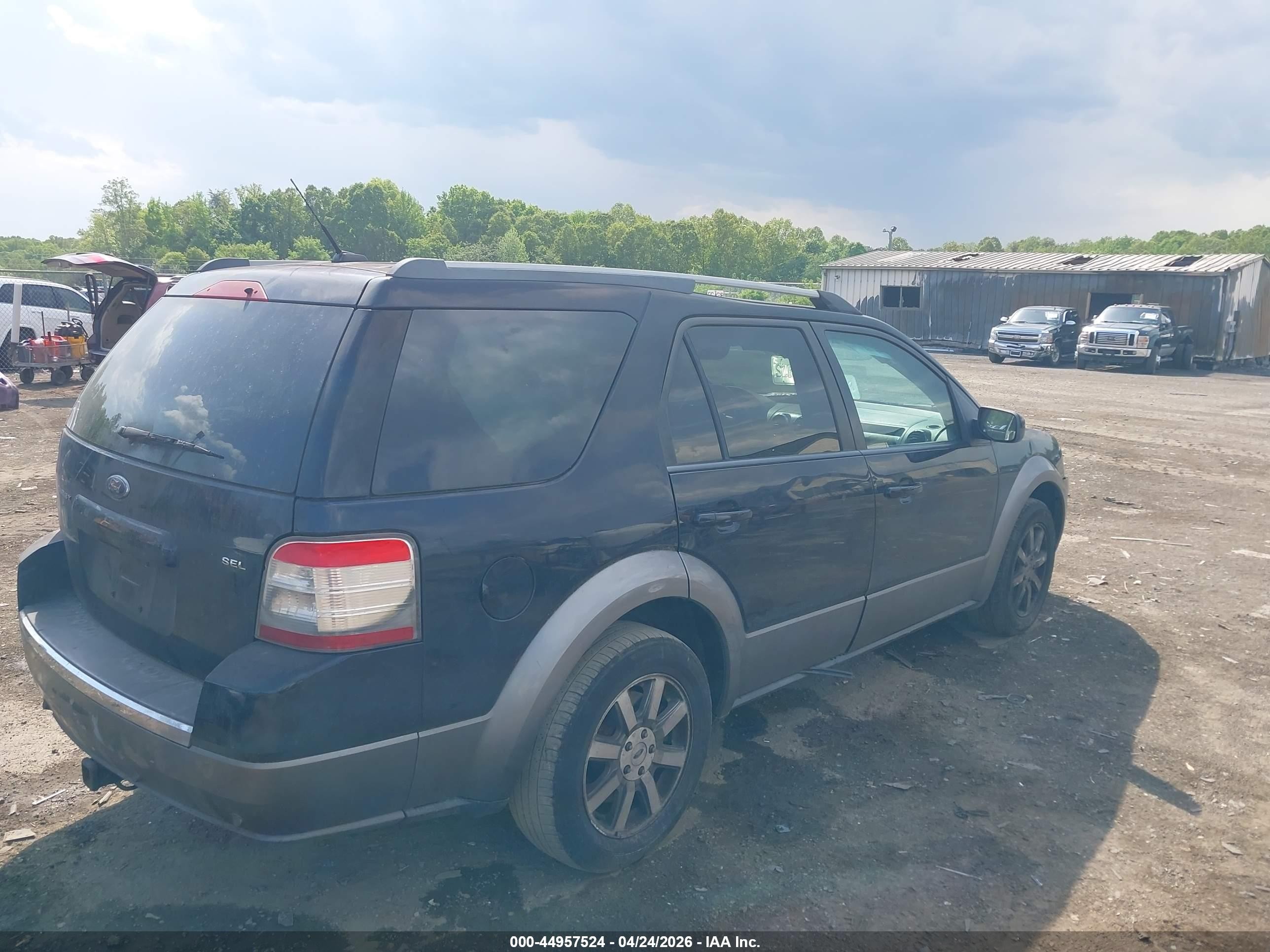 2008 Ford Taurus X Sel Blue vin: 1FMDK02W48GA22143