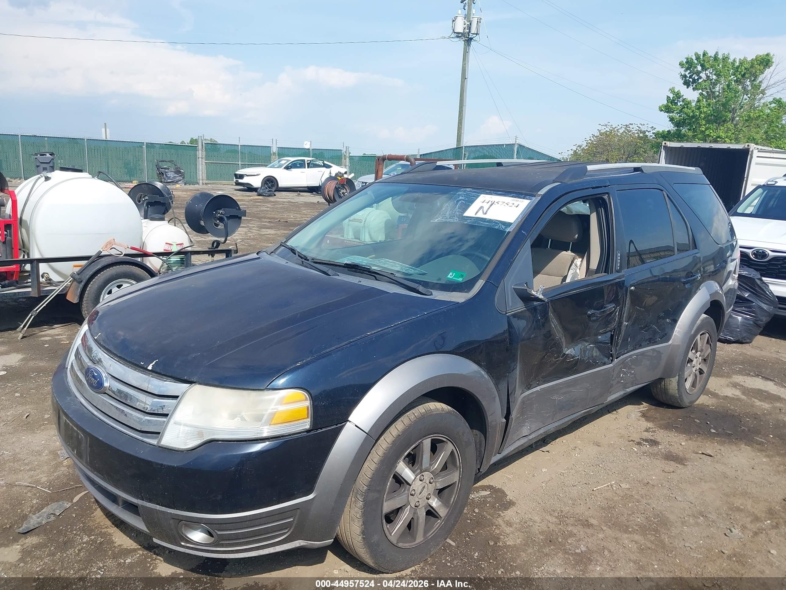 2008 Ford Taurus X Sel Blue vin: 1FMDK02W48GA22143