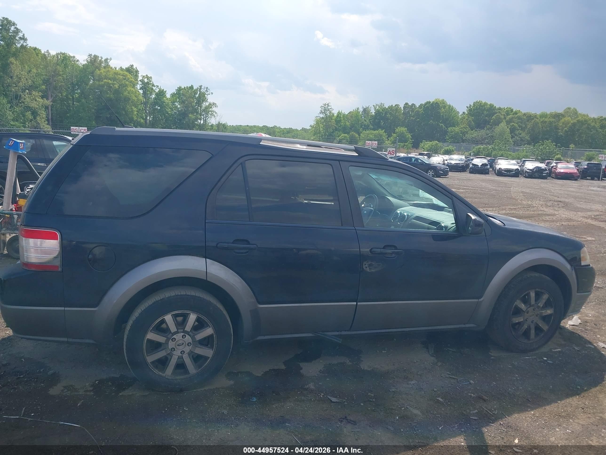 2008 Ford Taurus X Sel Blue vin: 1FMDK02W48GA22143
