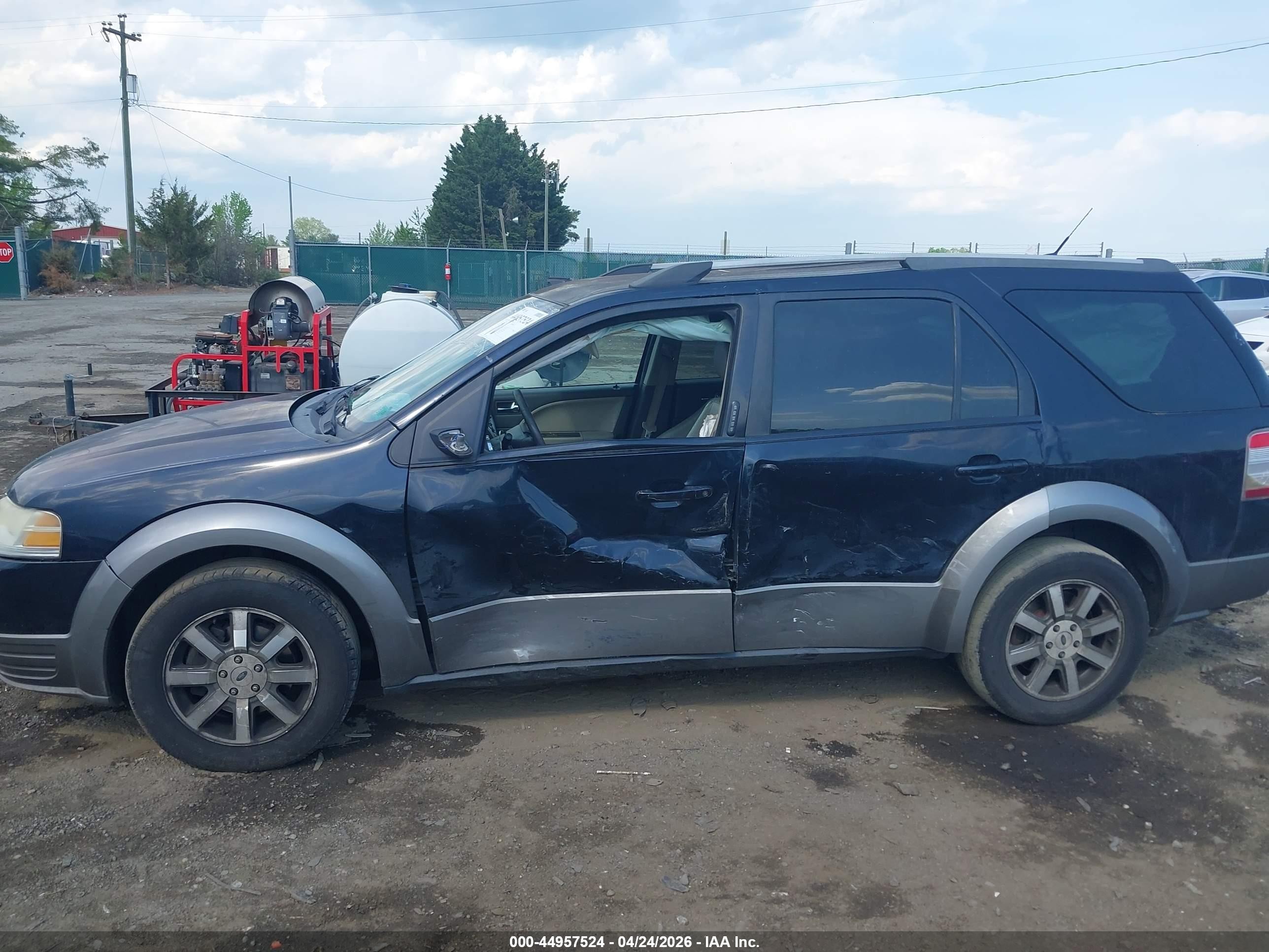 2008 Ford Taurus X Sel Blue vin: 1FMDK02W48GA22143