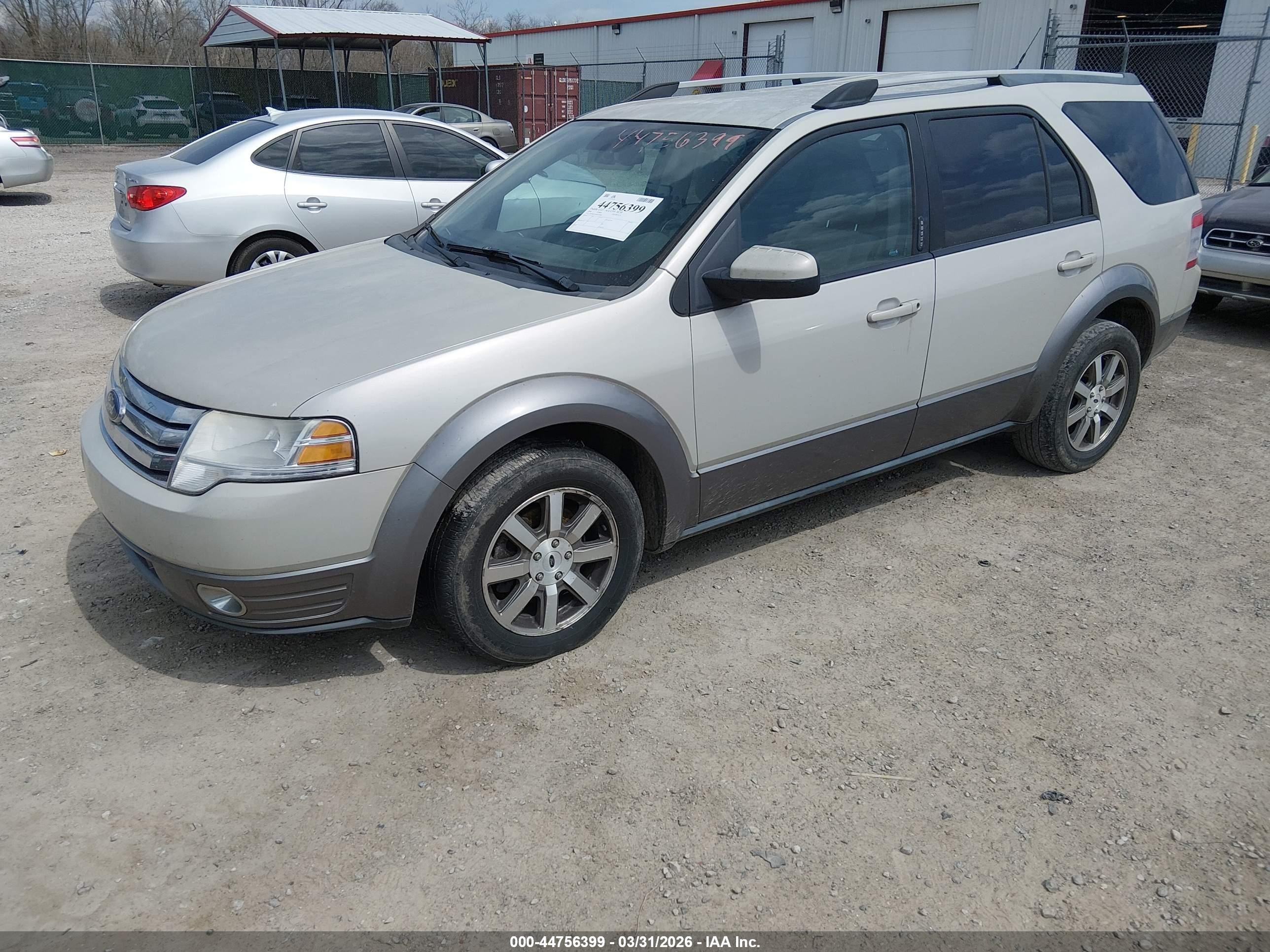 2008 Ford Taurus X Sel Gold vin: 1FMDK02W48GA30288