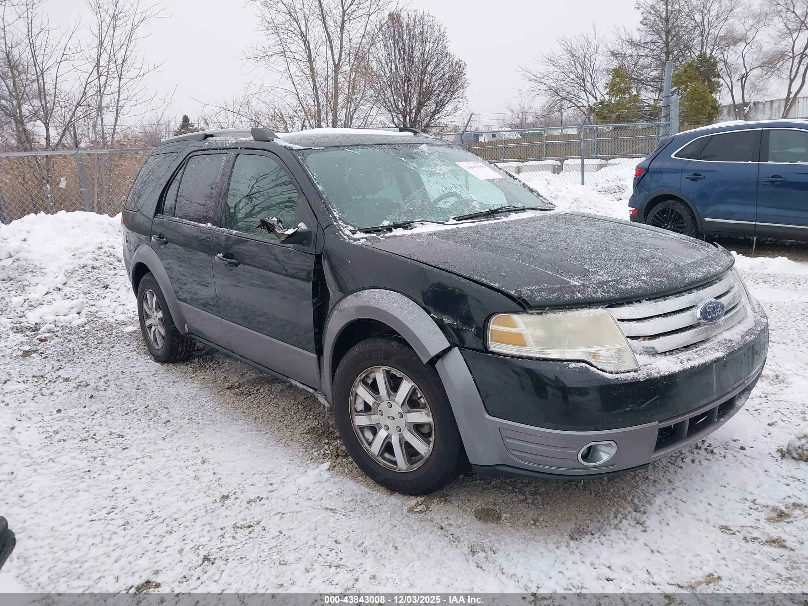 2009 Ford Taurus X Sel Black vin: 1FMDK02W49GA01438