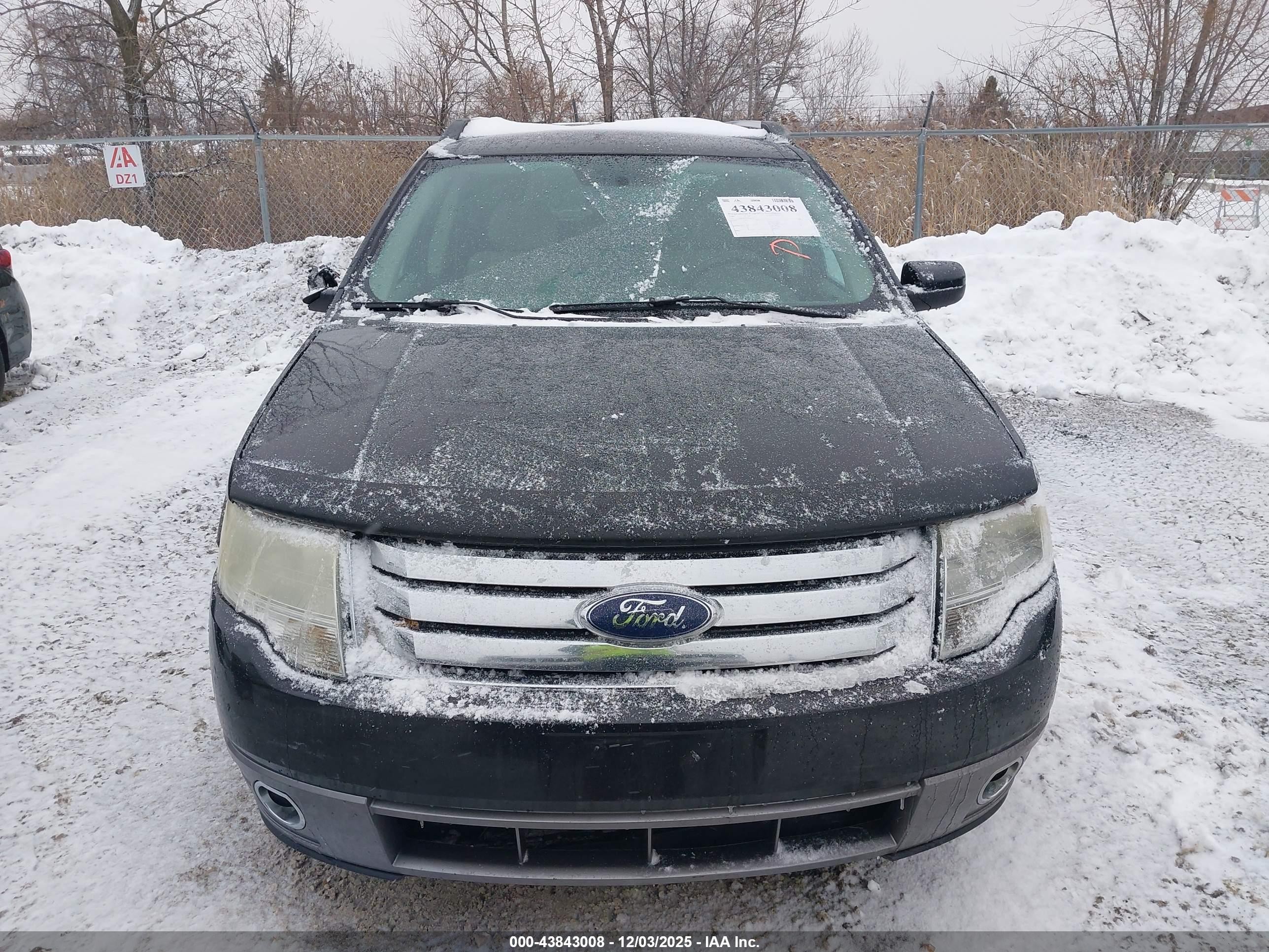 2009 Ford Taurus X Sel Black vin: 1FMDK02W49GA01438