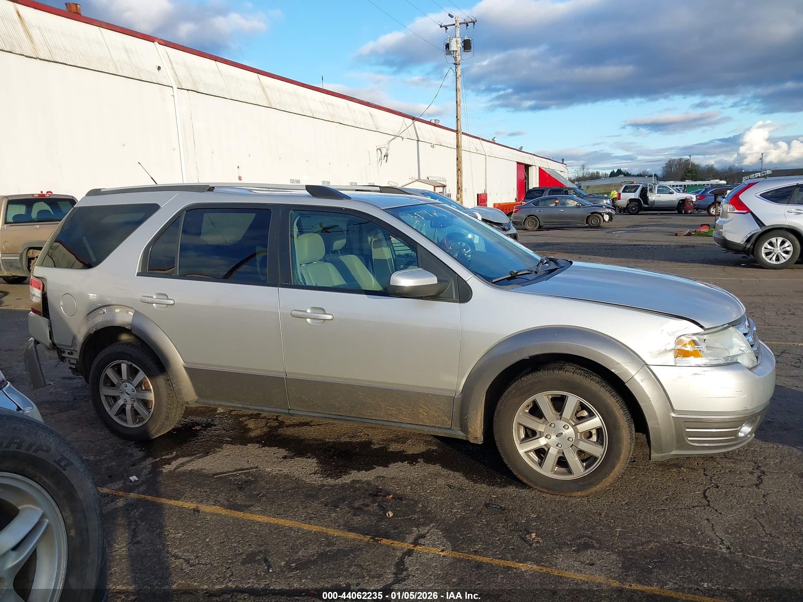 2009 Ford Taurus X Sel Silver vin: 1FMDK02W49GA06316