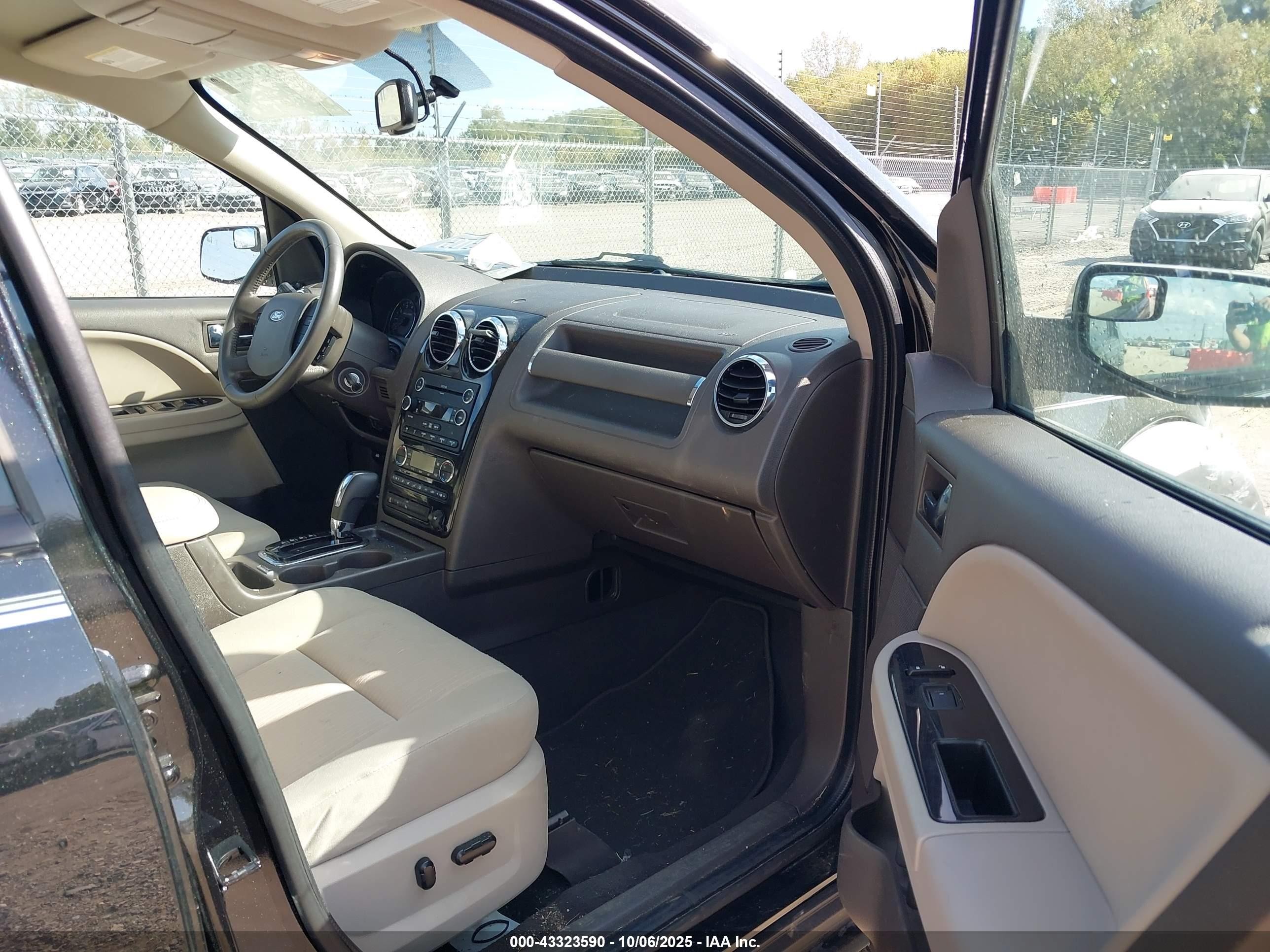 2009 Ford Taurus X Sel Black vin: 1FMDK02W59GA04395