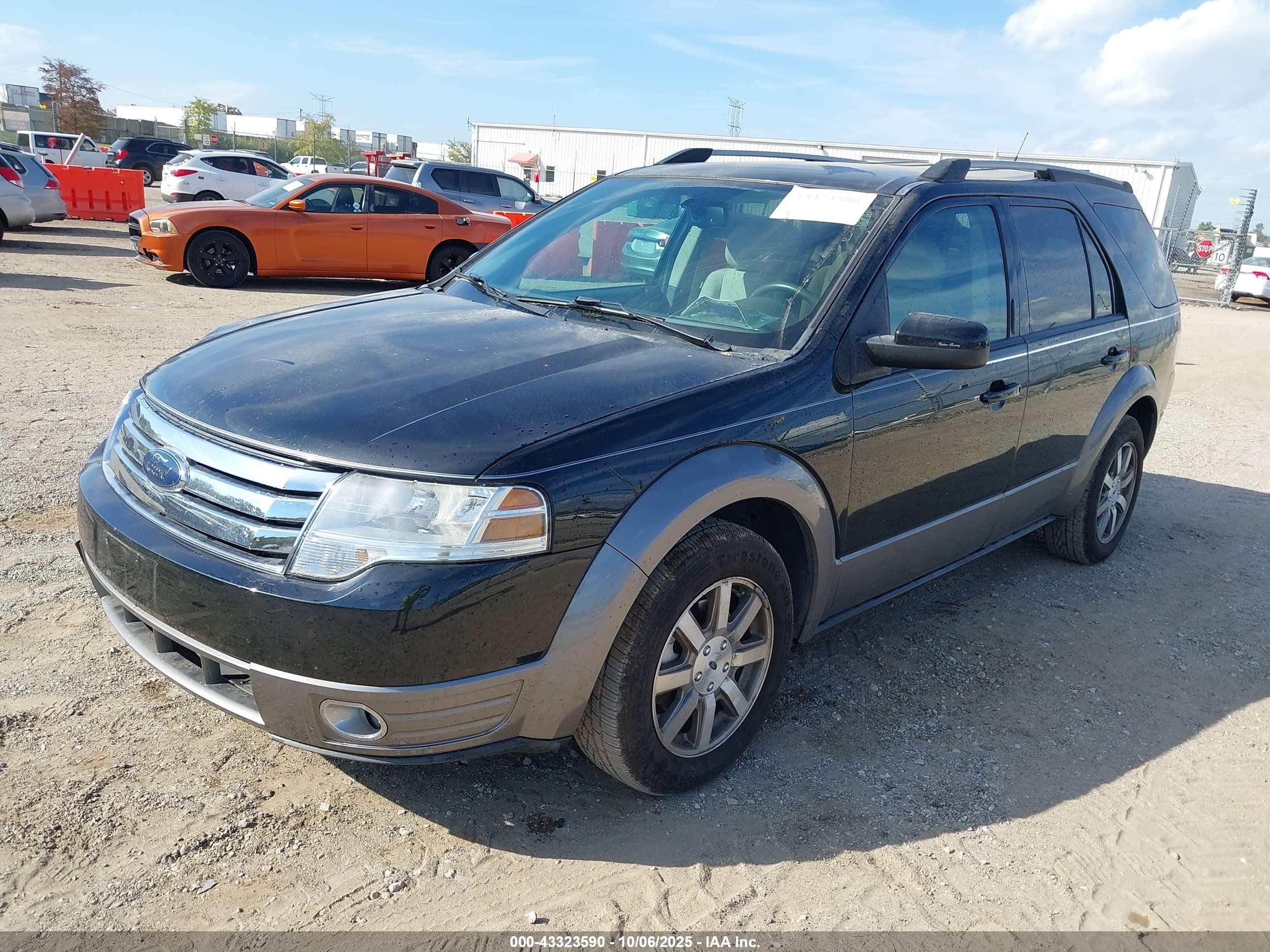 2009 Ford Taurus X Sel Black vin: 1FMDK02W59GA04395