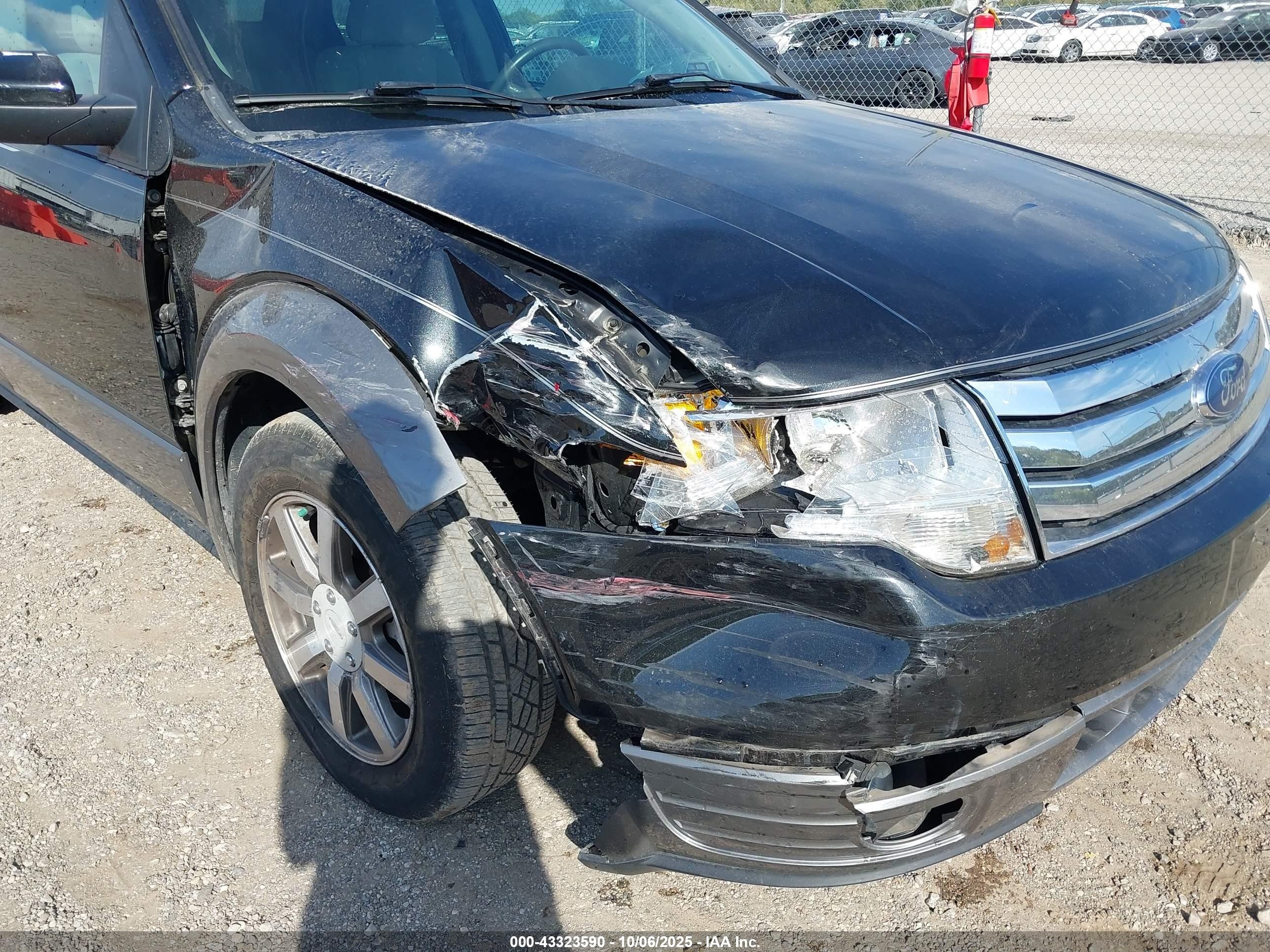 2009 Ford Taurus X Sel Black vin: 1FMDK02W59GA04395