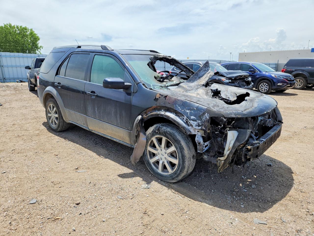 2008 Ford Taurus X Sel Black vin: 1FMDK02W68GA39963