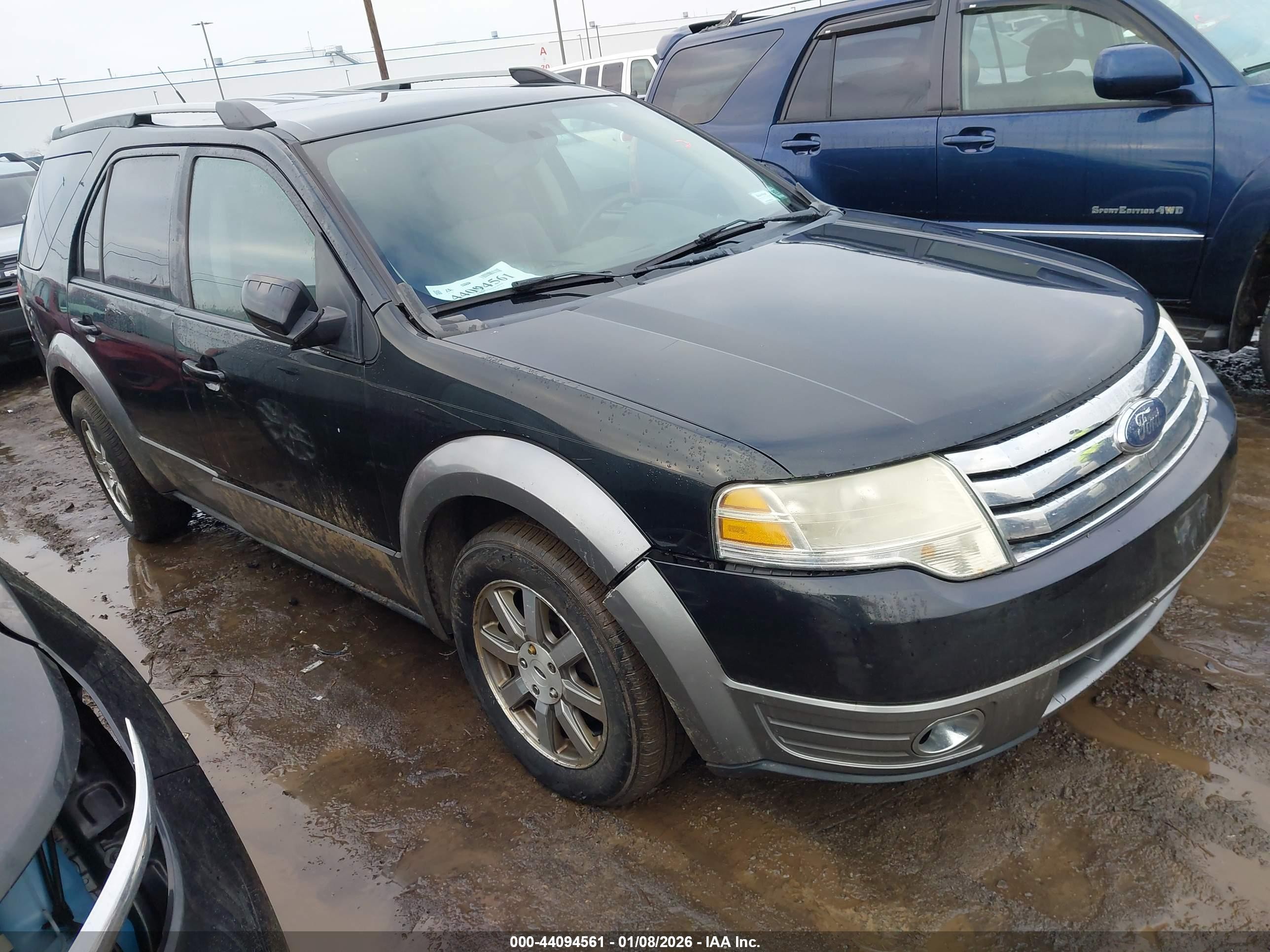 2009 Ford Taurus X Sel Black vin: 1FMDK02W69GA03031