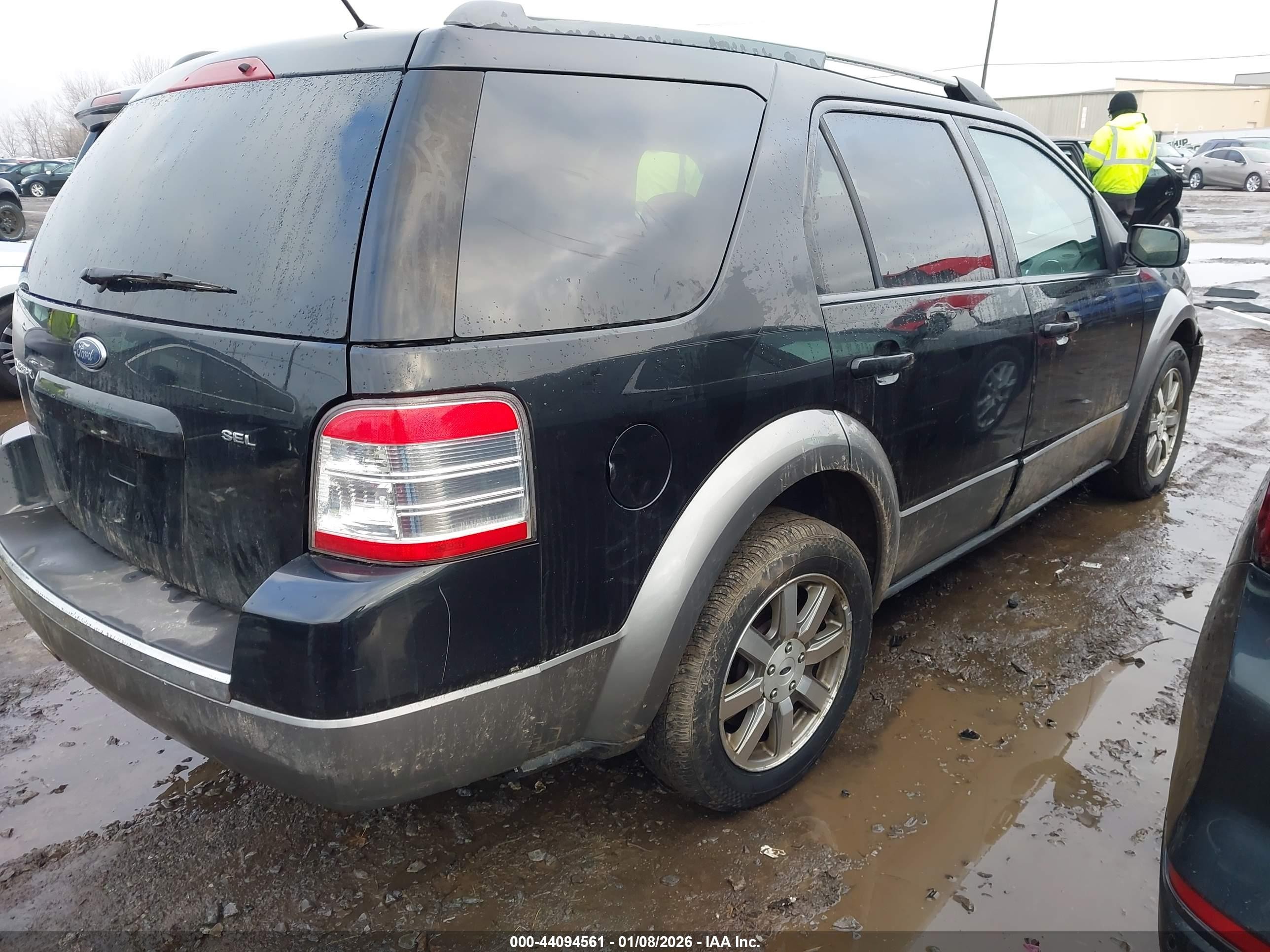 2009 Ford Taurus X Sel Black vin: 1FMDK02W69GA03031