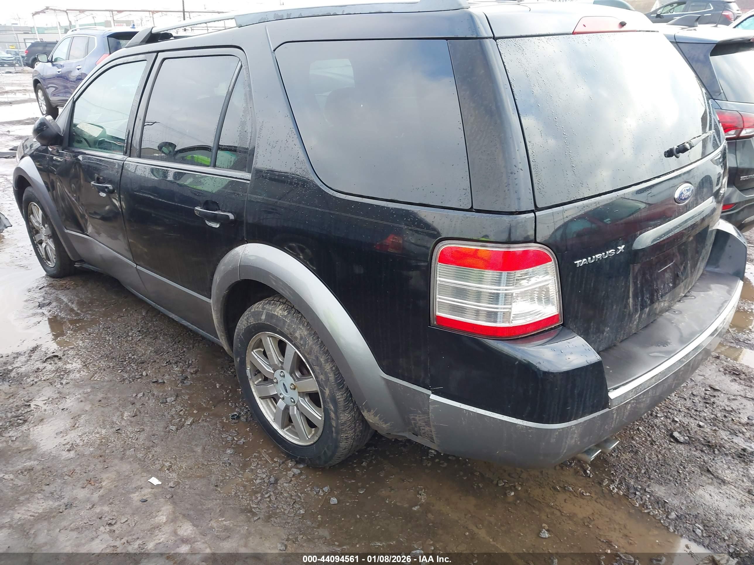 2009 Ford Taurus X Sel Black vin: 1FMDK02W69GA03031