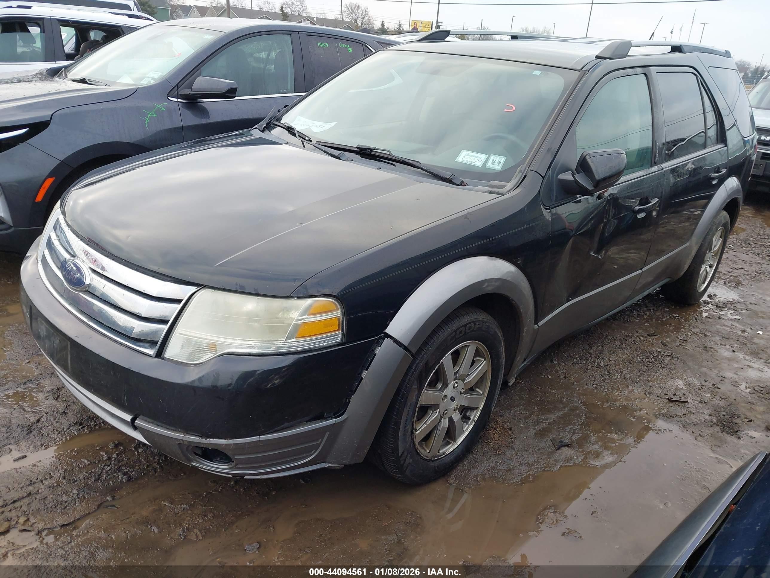 2009 Ford Taurus X Sel Black vin: 1FMDK02W69GA03031