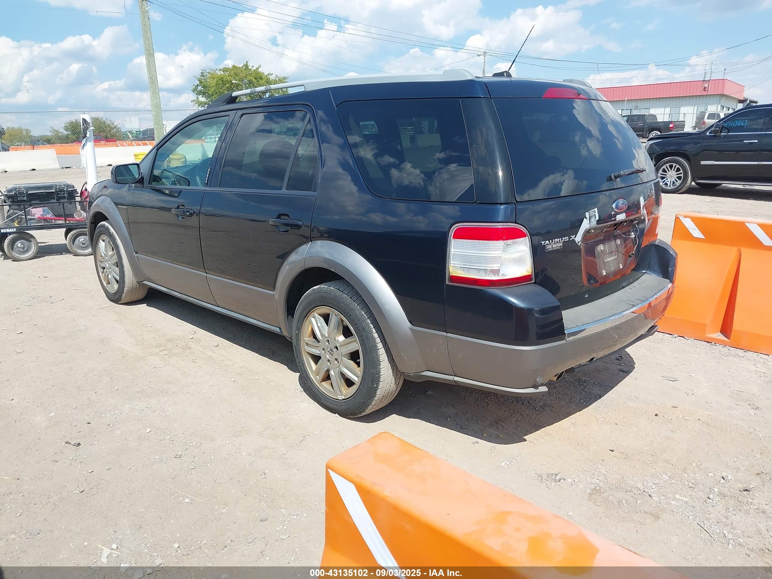 2009 Ford Taurus X Sel Black vin: 1FMDK02W69GA04003