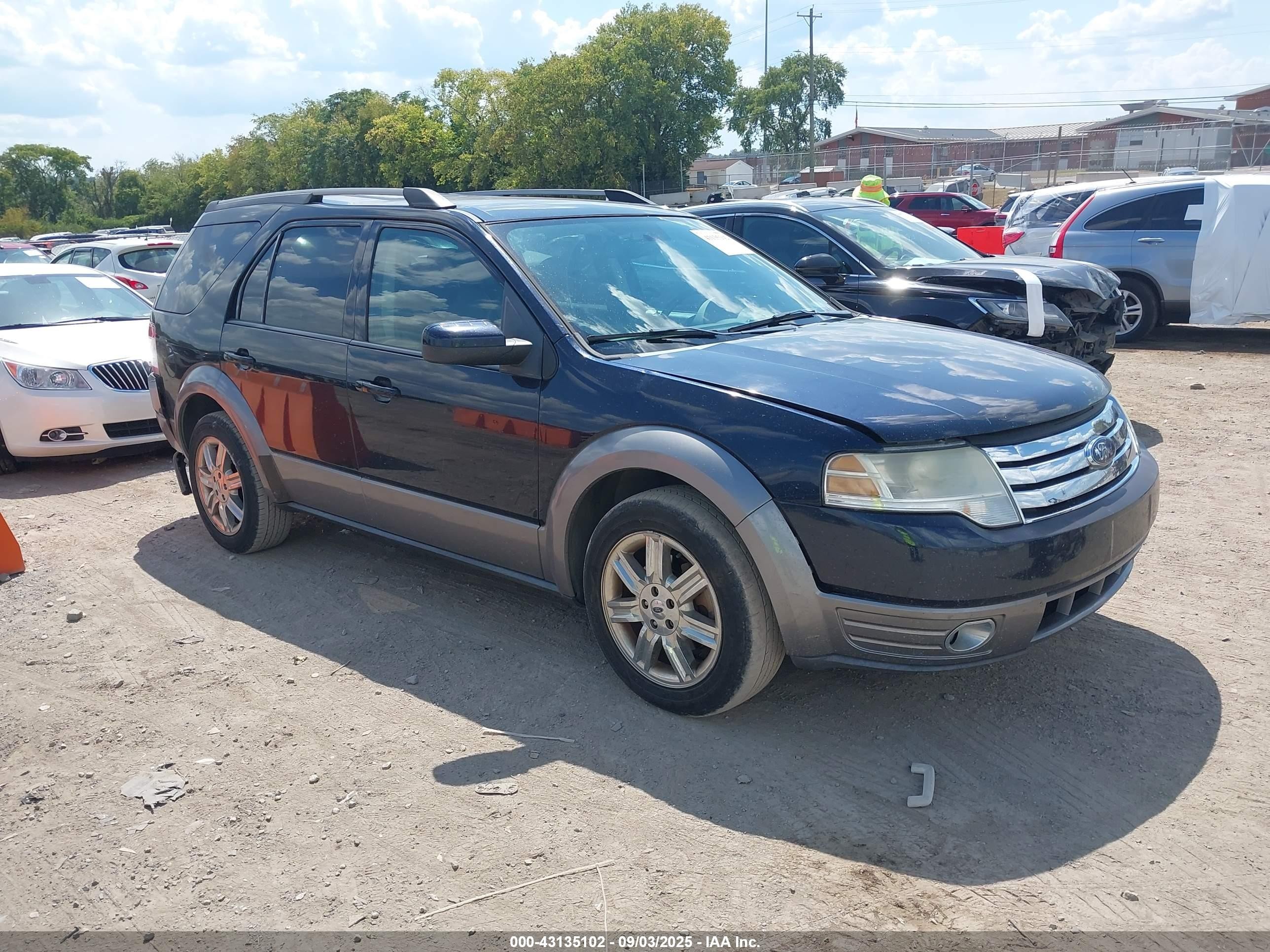 2009 Ford Taurus X Sel Черный vin: 1FMDK02W69GA04003