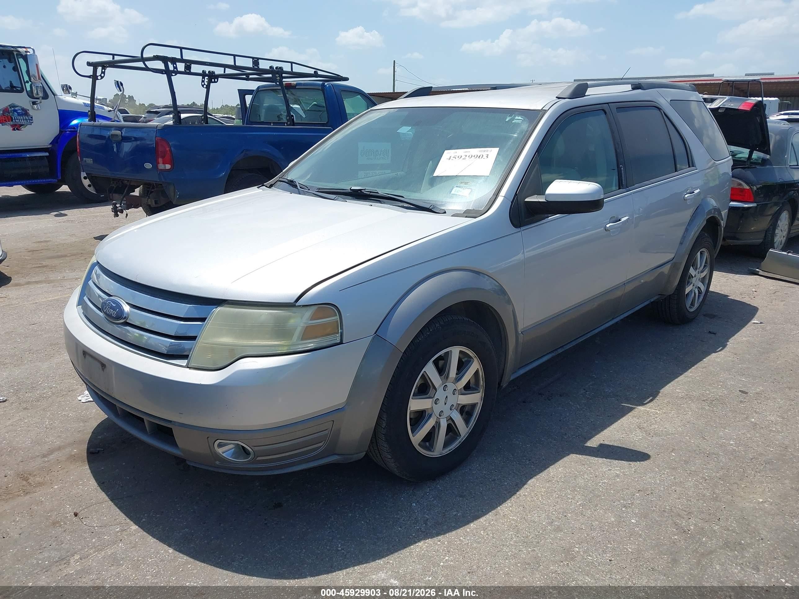 2009 Ford Taurus X Sel Silver vin: 1FMDK02W69GA05538