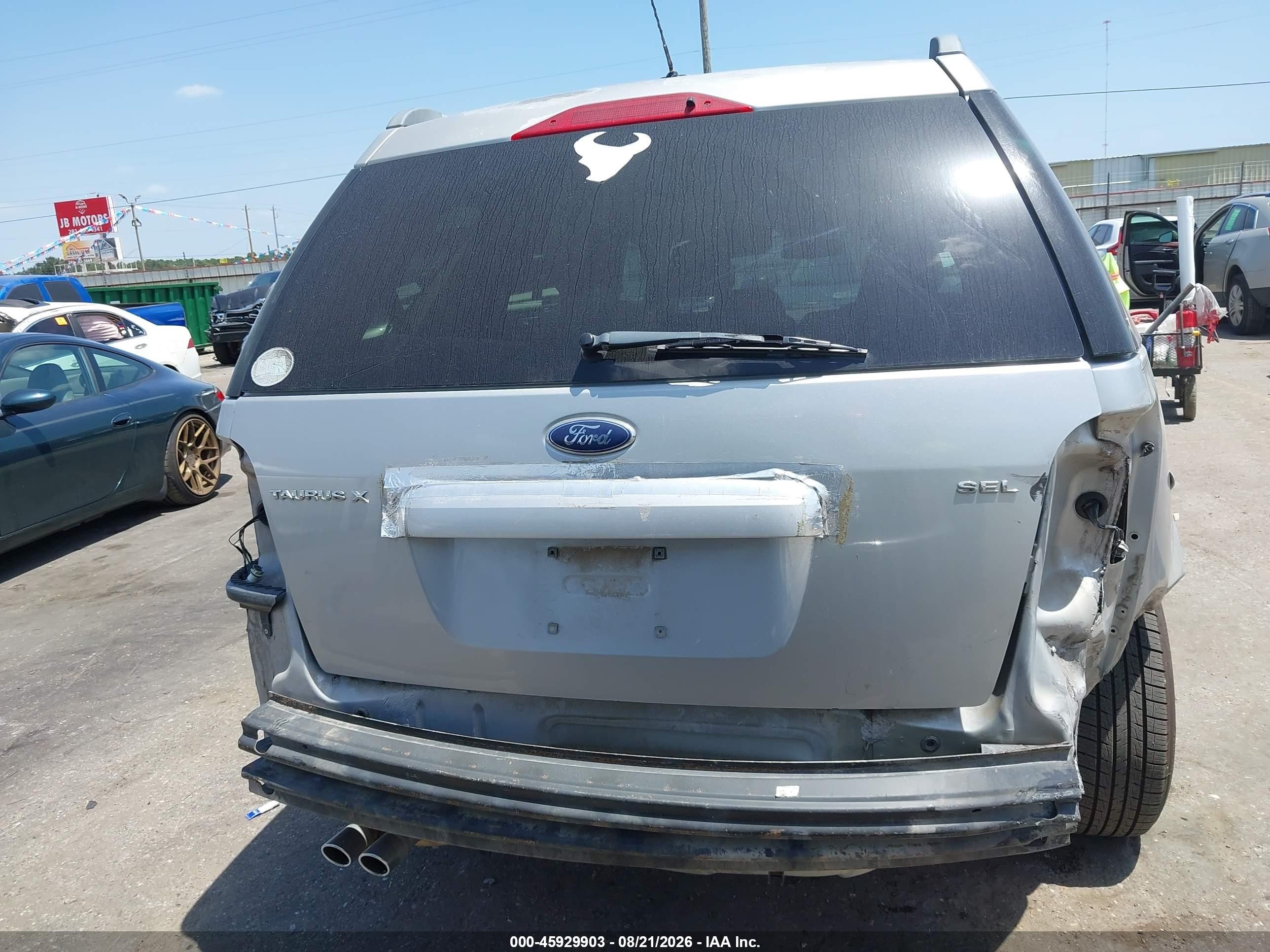 2009 Ford Taurus X Sel Silver vin: 1FMDK02W69GA05538