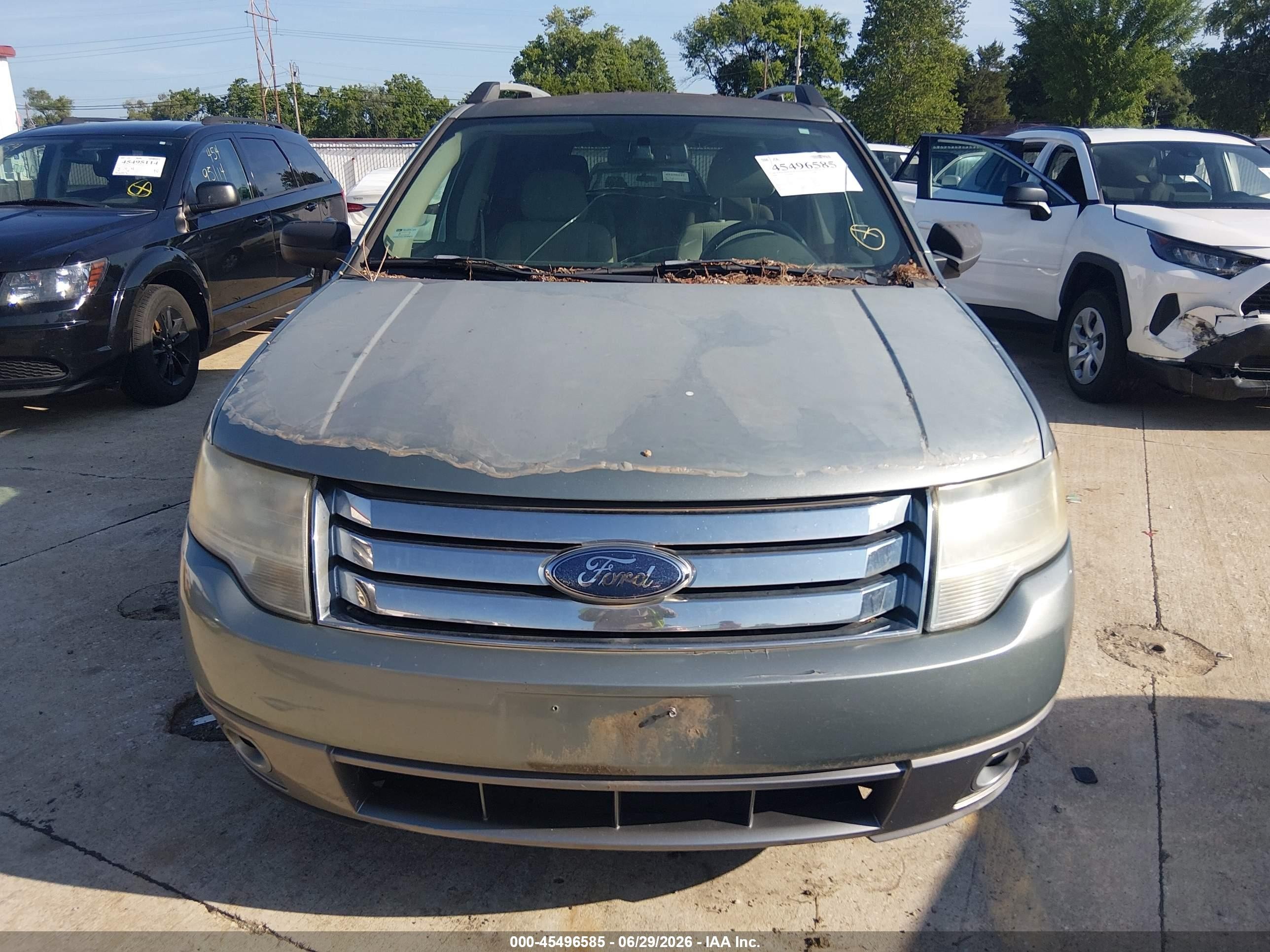 2008 Ford Taurus X Sel Gray vin: 1FMDK02W78GA16000