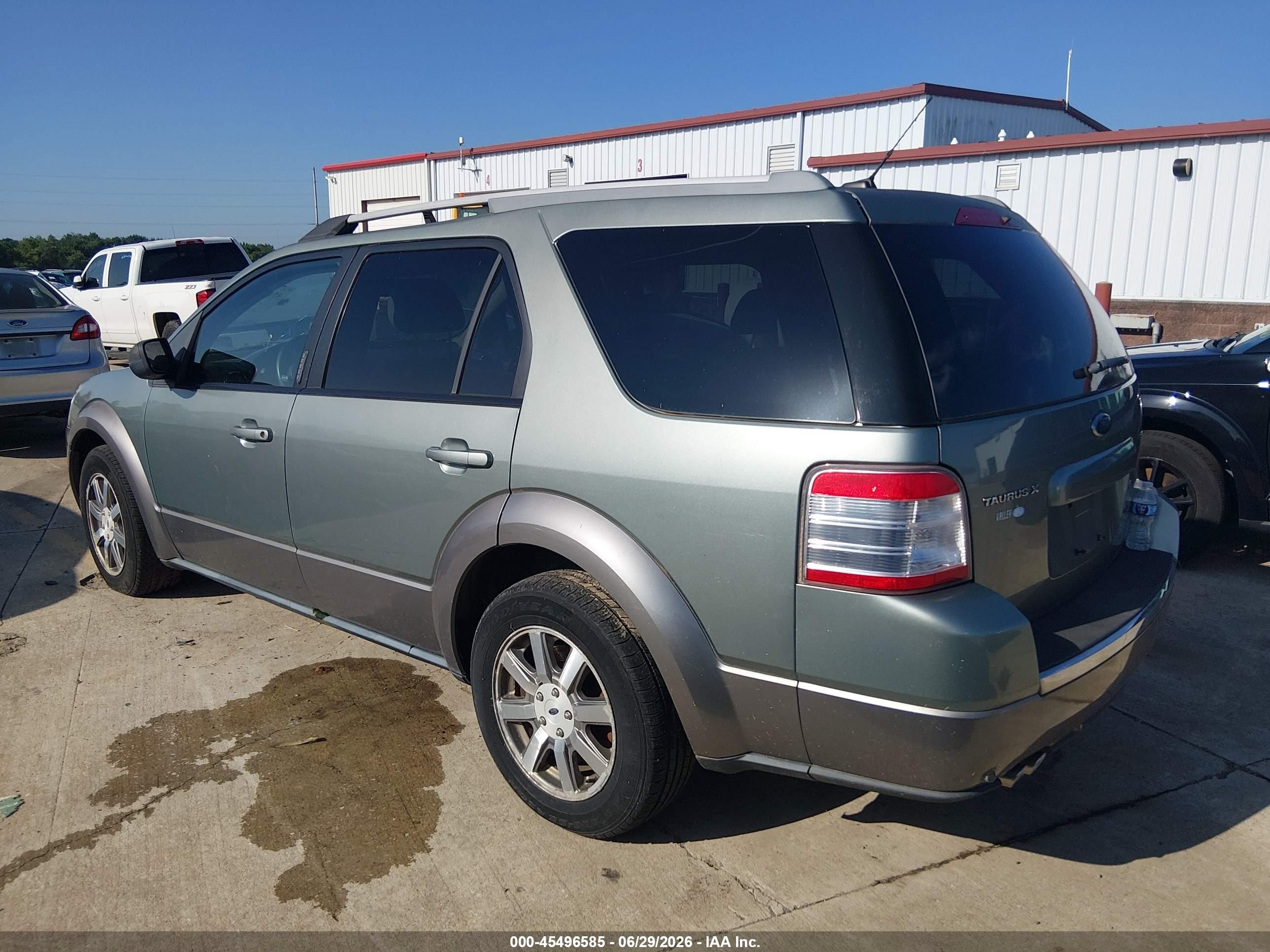 2008 Ford Taurus X Sel Gray vin: 1FMDK02W78GA16000