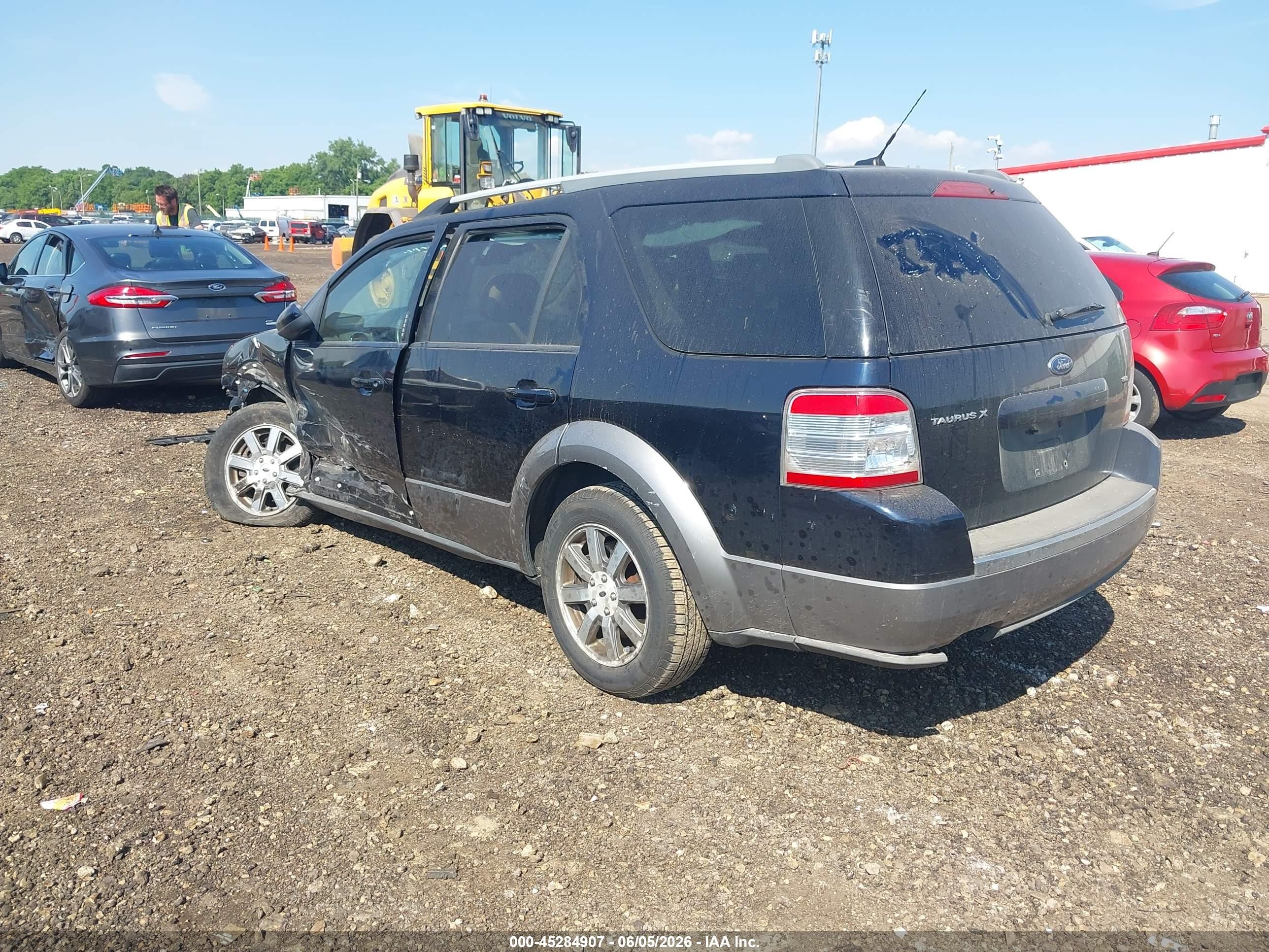 2008 Ford Taurus X Sel Dark Blue vin: 1FMDK02W78GA23206