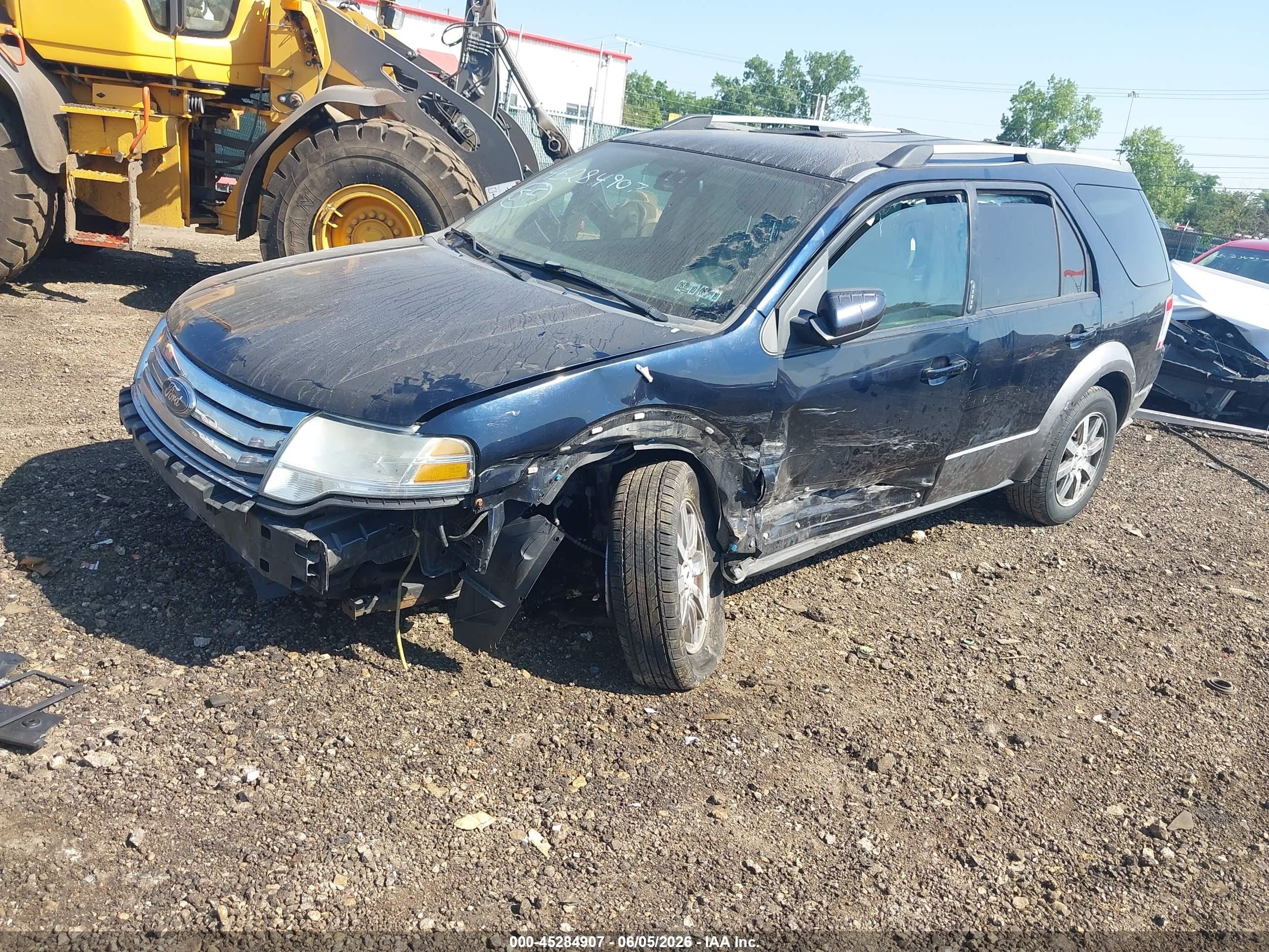 2008 Ford Taurus X Sel Dark Blue vin: 1FMDK02W78GA23206