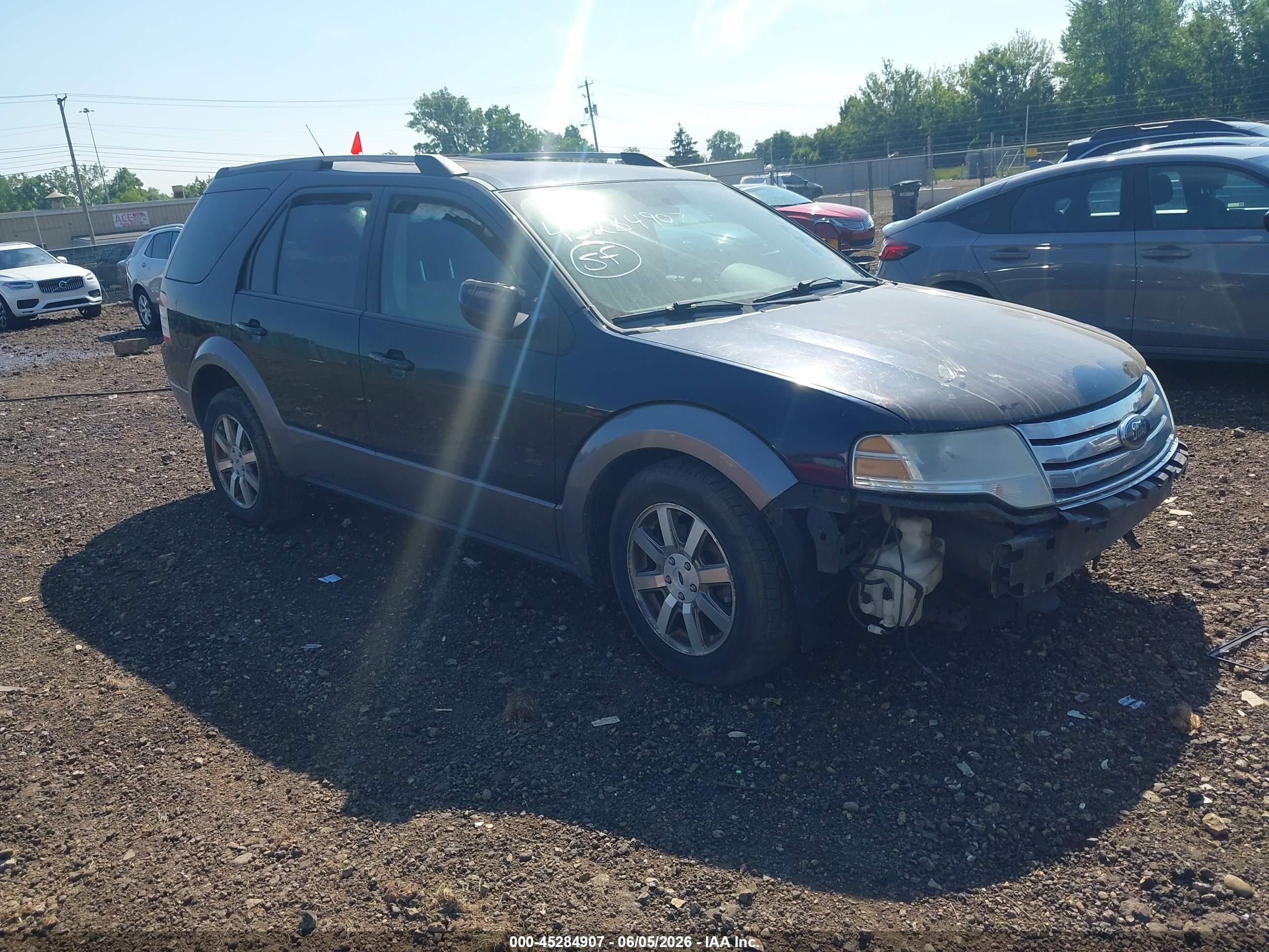 2008 Ford Taurus X Sel Dark Blue vin: 1FMDK02W78GA23206