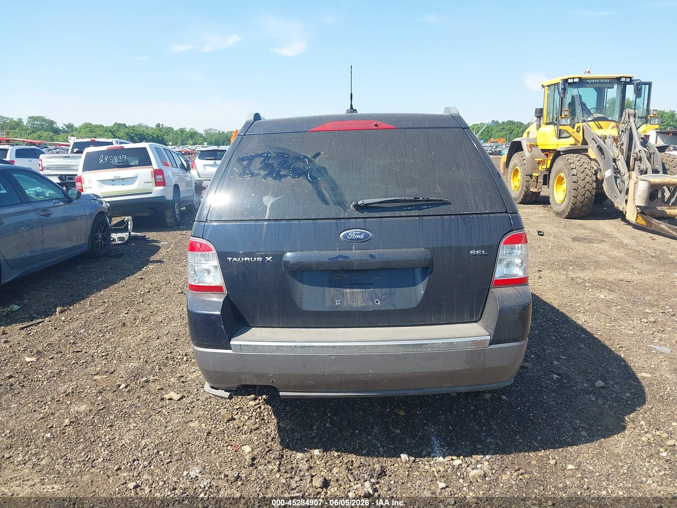 2008 Ford Taurus X Sel Dark Blue vin: 1FMDK02W78GA23206