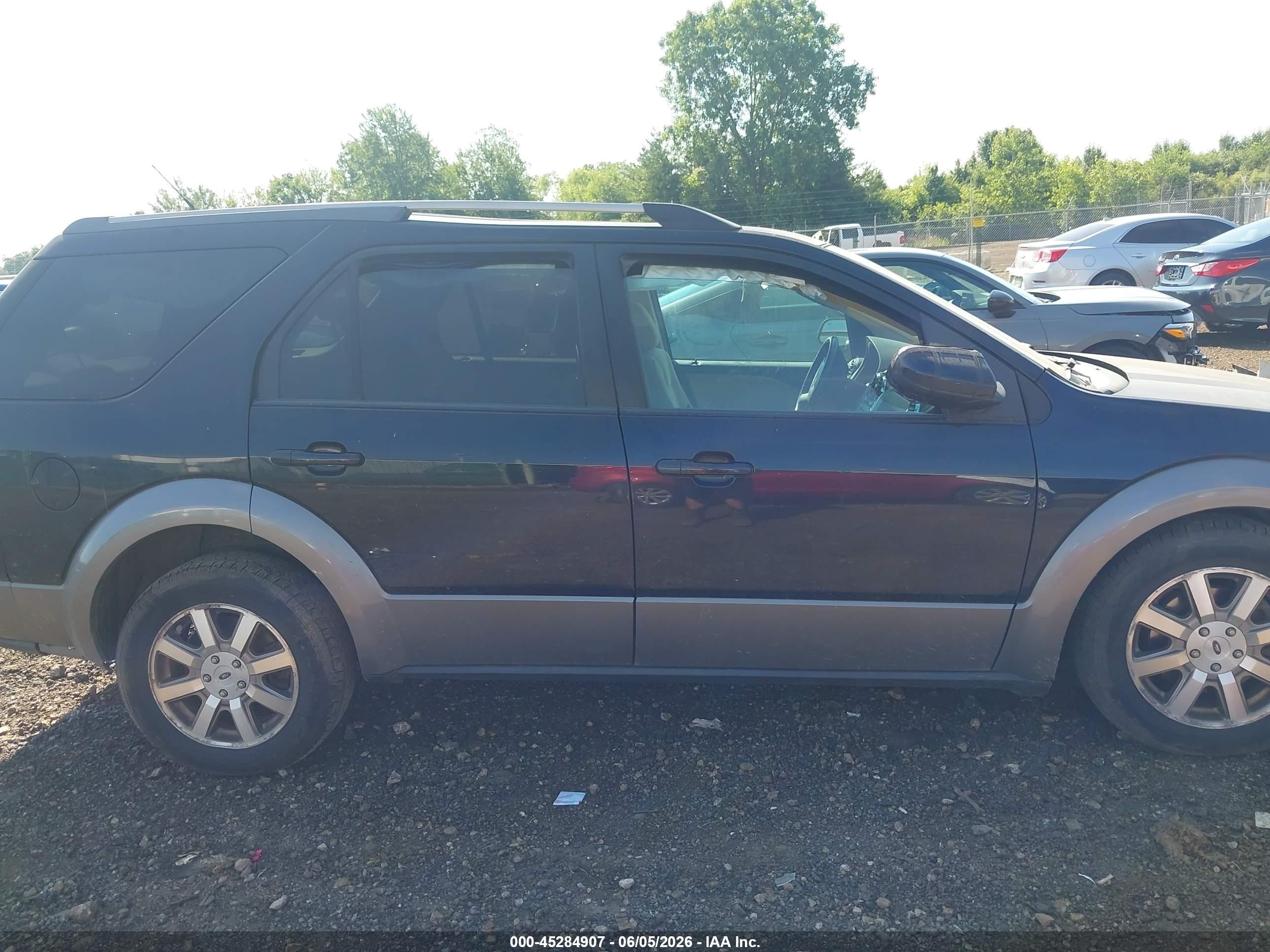 2008 Ford Taurus X Sel Dark Blue vin: 1FMDK02W78GA23206