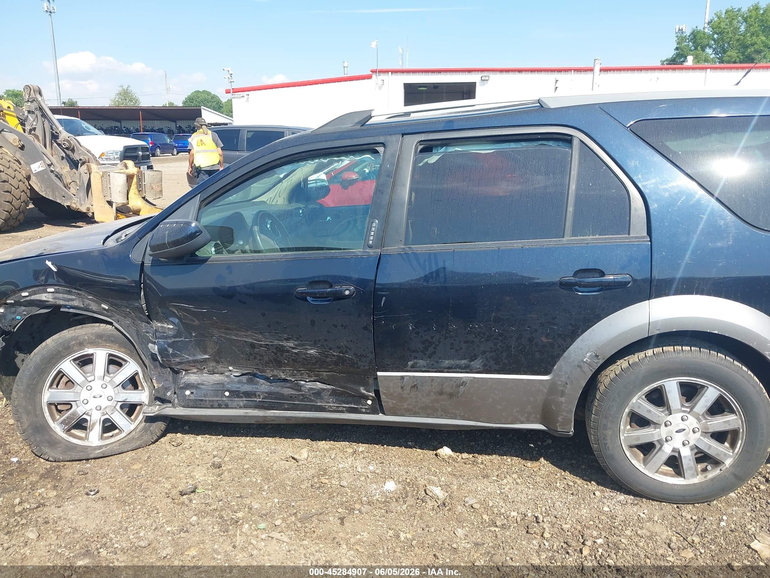 2008 Ford Taurus X Sel Dark Blue vin: 1FMDK02W78GA23206