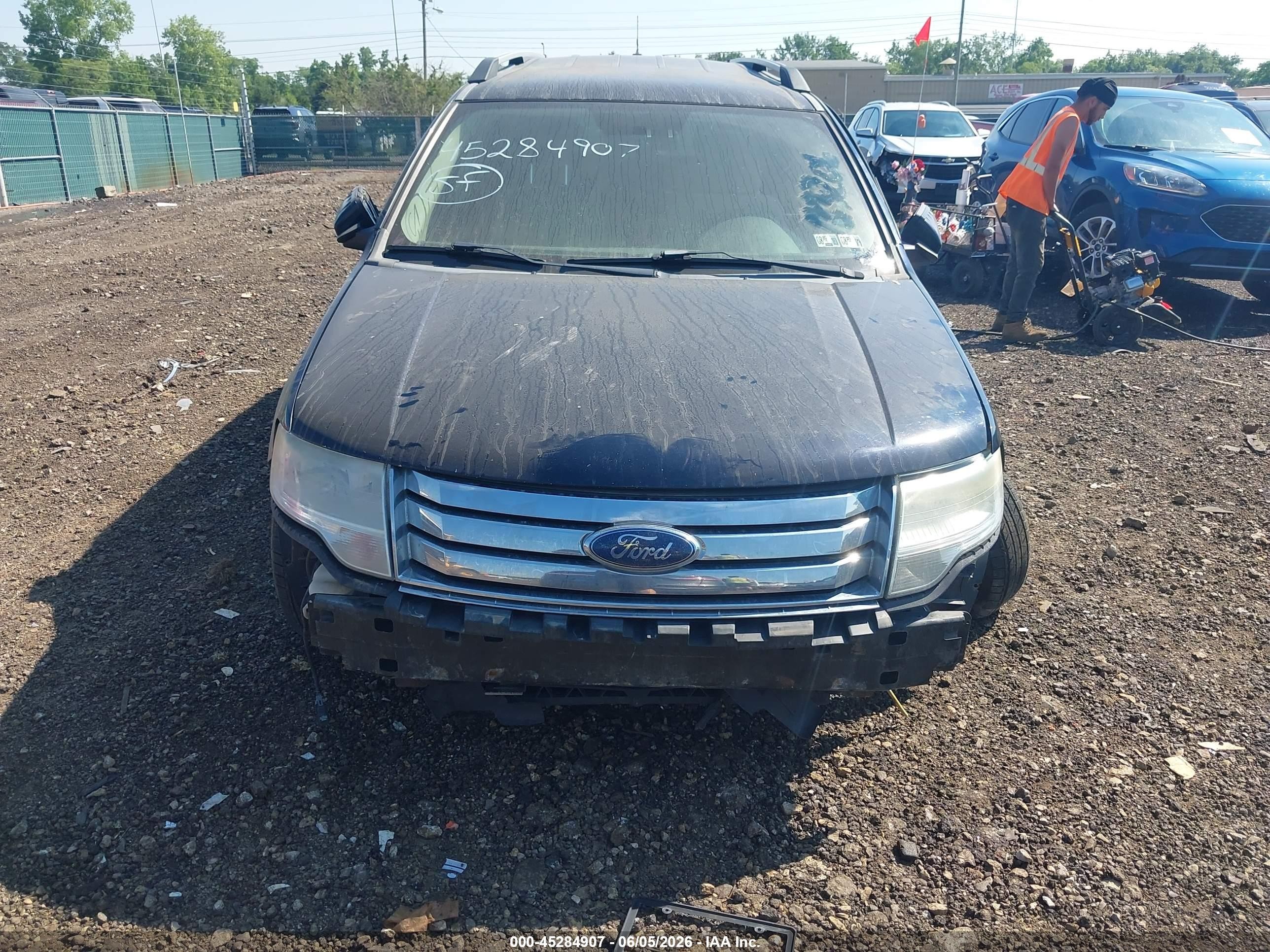 2008 Ford Taurus X Sel Dark Blue vin: 1FMDK02W78GA23206