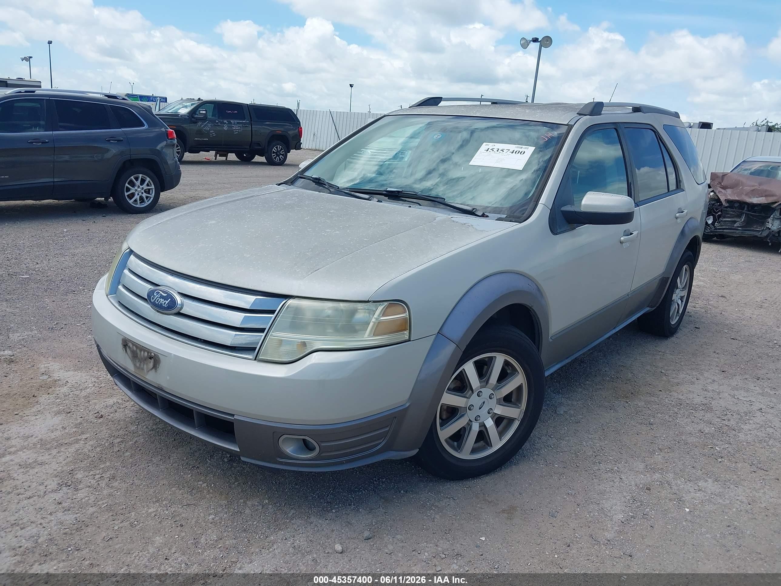 2008 Ford Taurus X Sel Tan vin: 1FMDK02W88GA24154