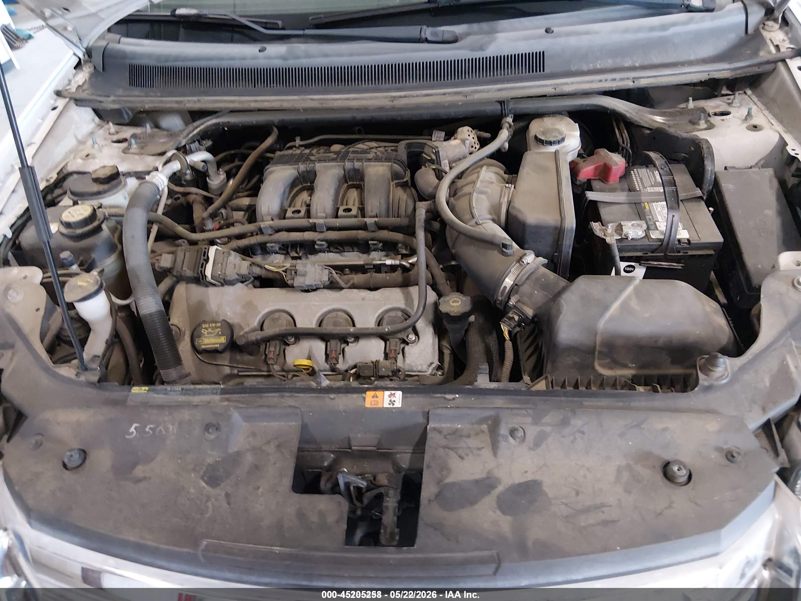 2008 Ford Taurus X Sel White vin: 1FMDK02W98GA39715
