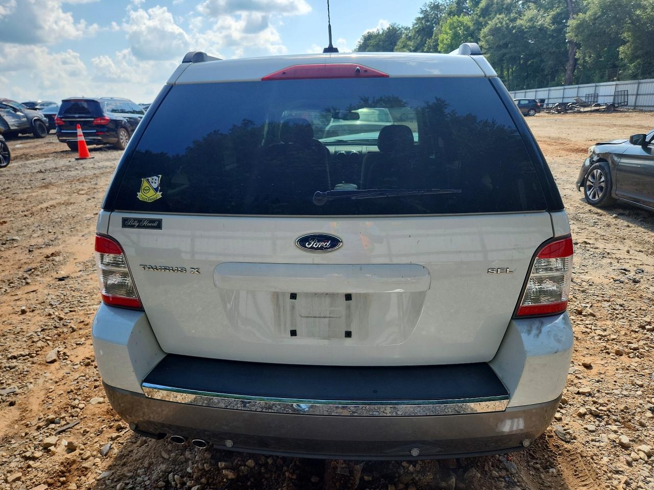 2008 Ford Taurus X Sel White vin: 1FMDK02W98GA45417