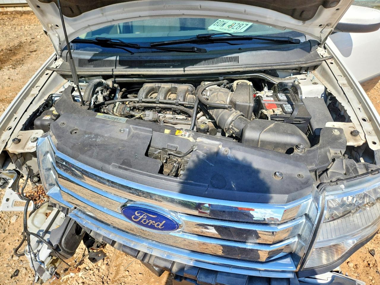 2008 Ford Taurus X Sel White vin: 1FMDK02W98GA45417