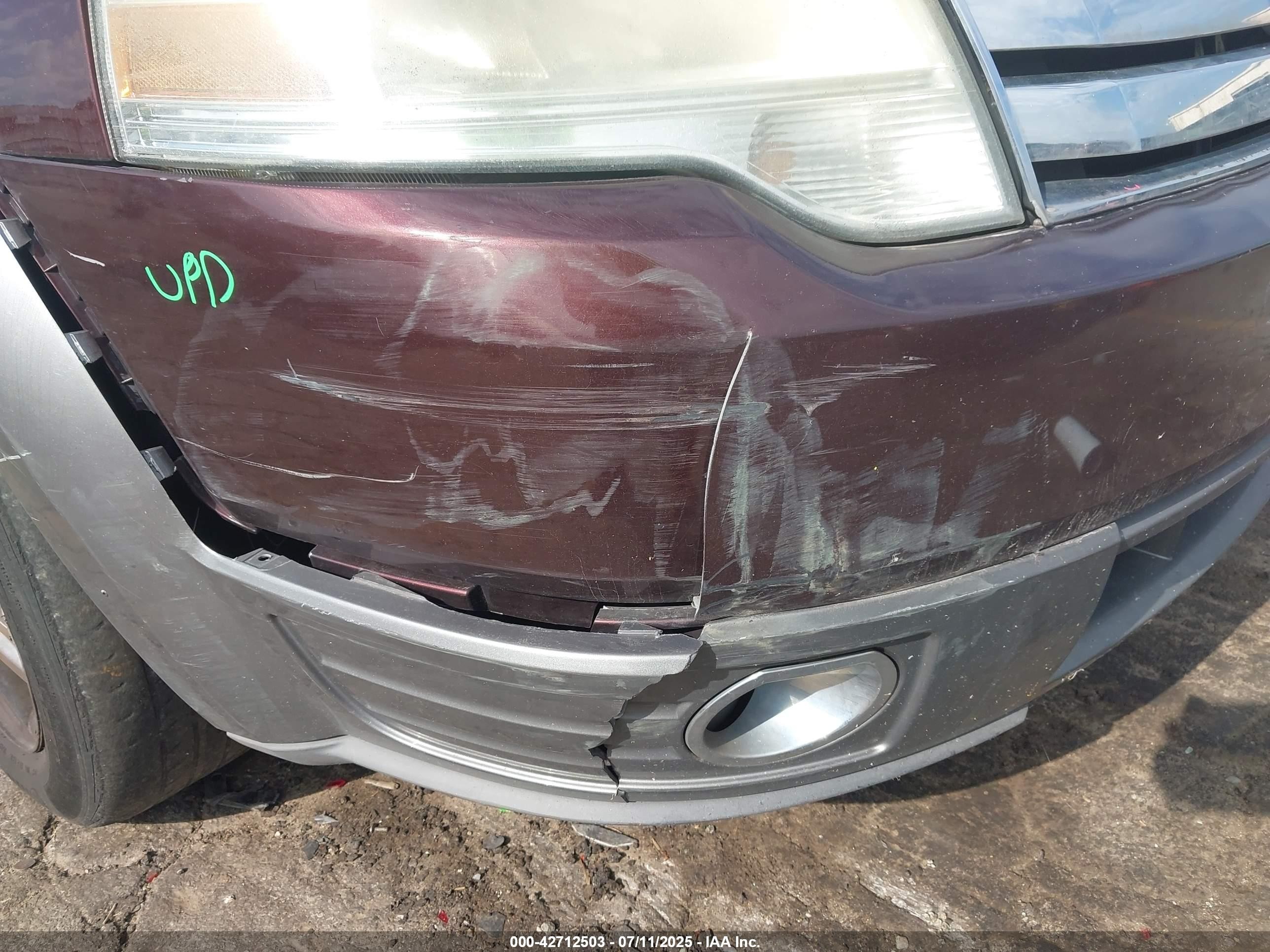 2009 Ford Taurus X Sel Maroon vin: 1FMDK02W99GA00222