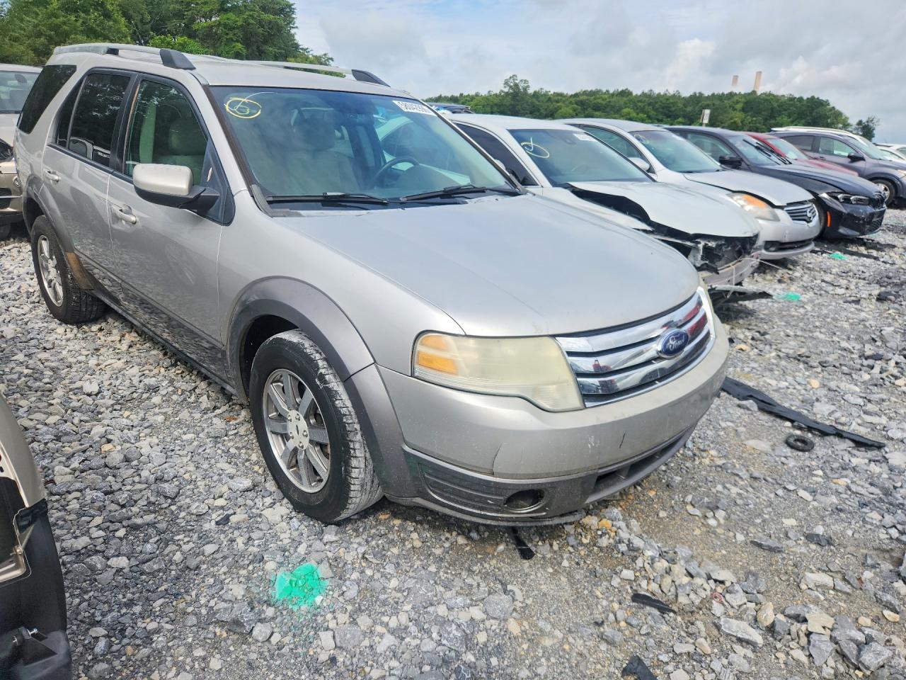 2008 Ford Taurus X Sel Silver vin: 1FMDK02WX8GA35642
