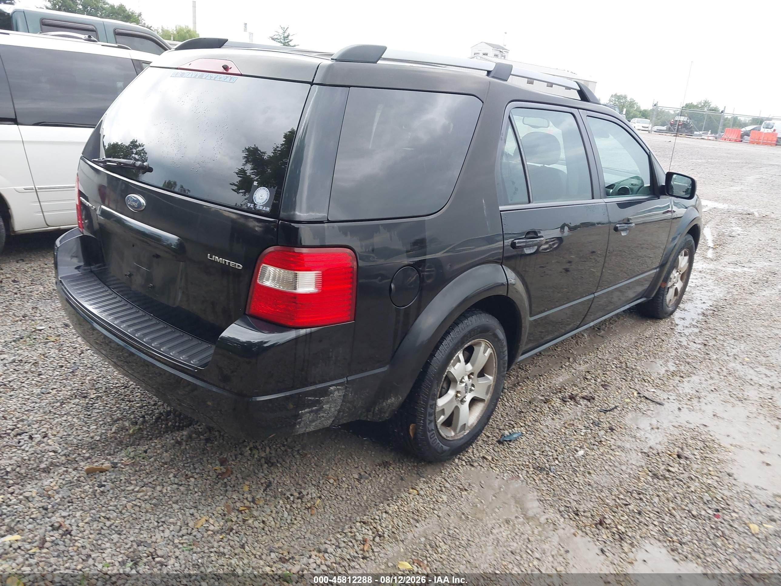 2005 Ford Freestyle Limited Black vin: 1FMDK03185GA77984