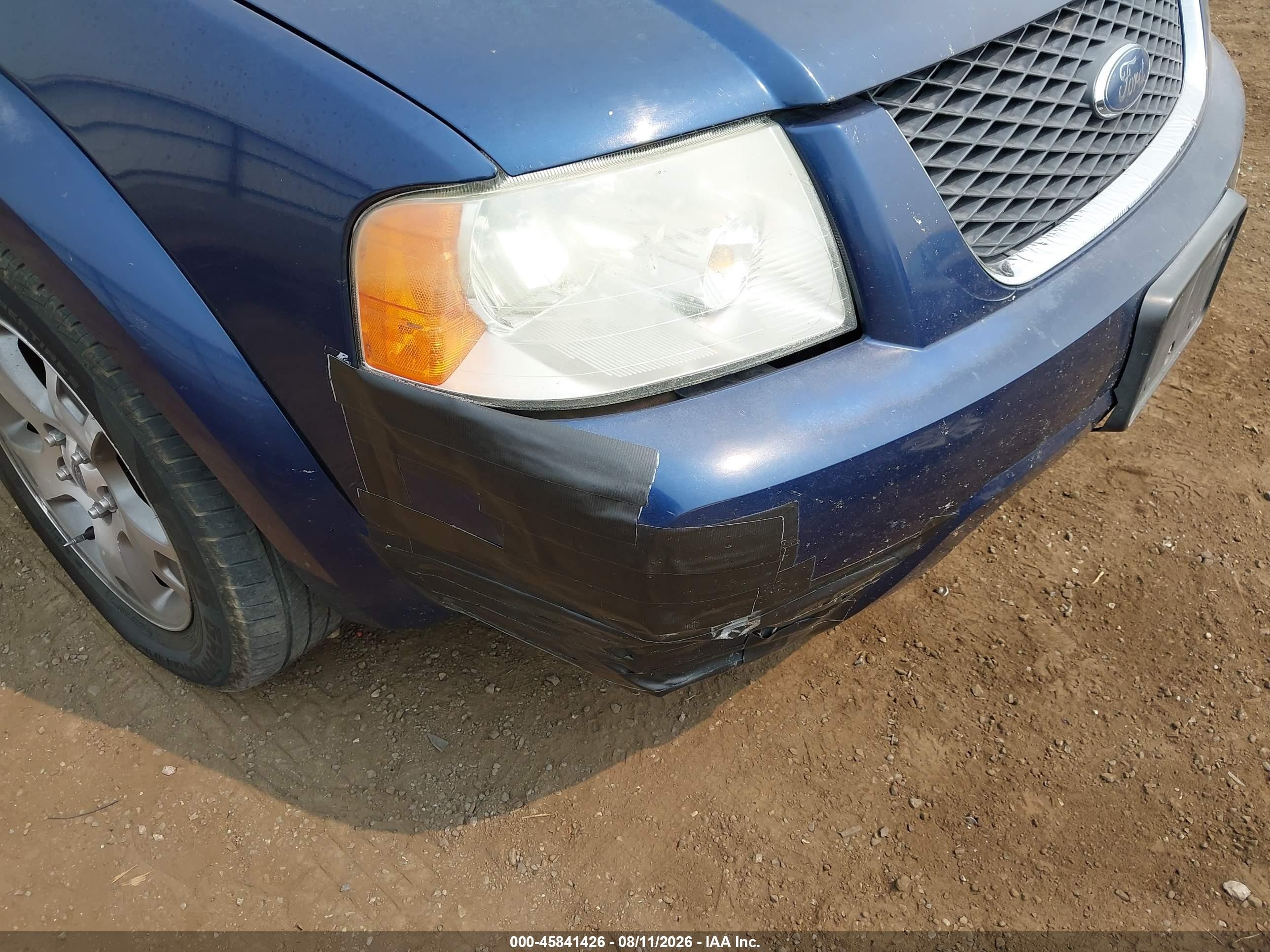 2006 Ford Freestyle Limited Blue vin: 1FMDK031X6GA04505